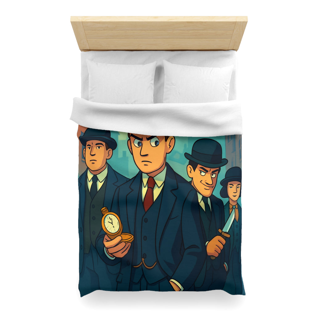 Housse de Couette Microfibre Design Artistique Moderne Décoration Chambre Confort Premium