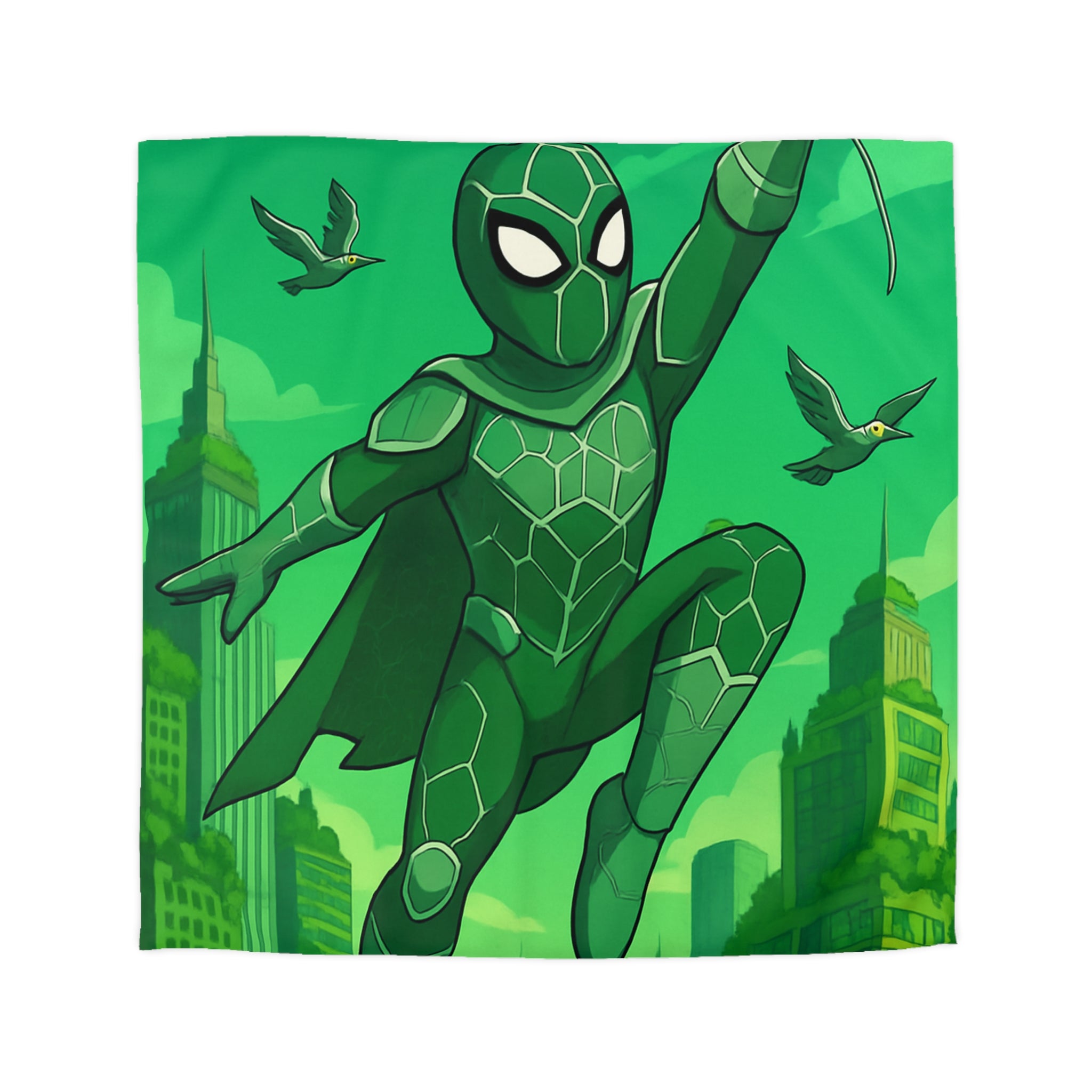 Housse de Couette Microfibre Motif Créatif Original Style Contemporain Chambre Élégante