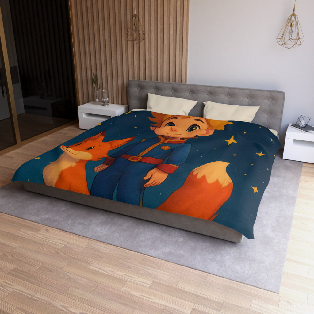 Housse de Couette Microfibre Design Artistique Moderne Décoration Chambre Confort Premium