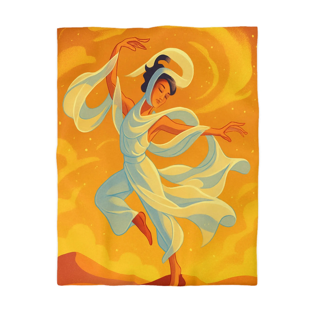 Housse de Couette Microfibre Art Graphique Contemporain Style Décoratif Chambre Tendance