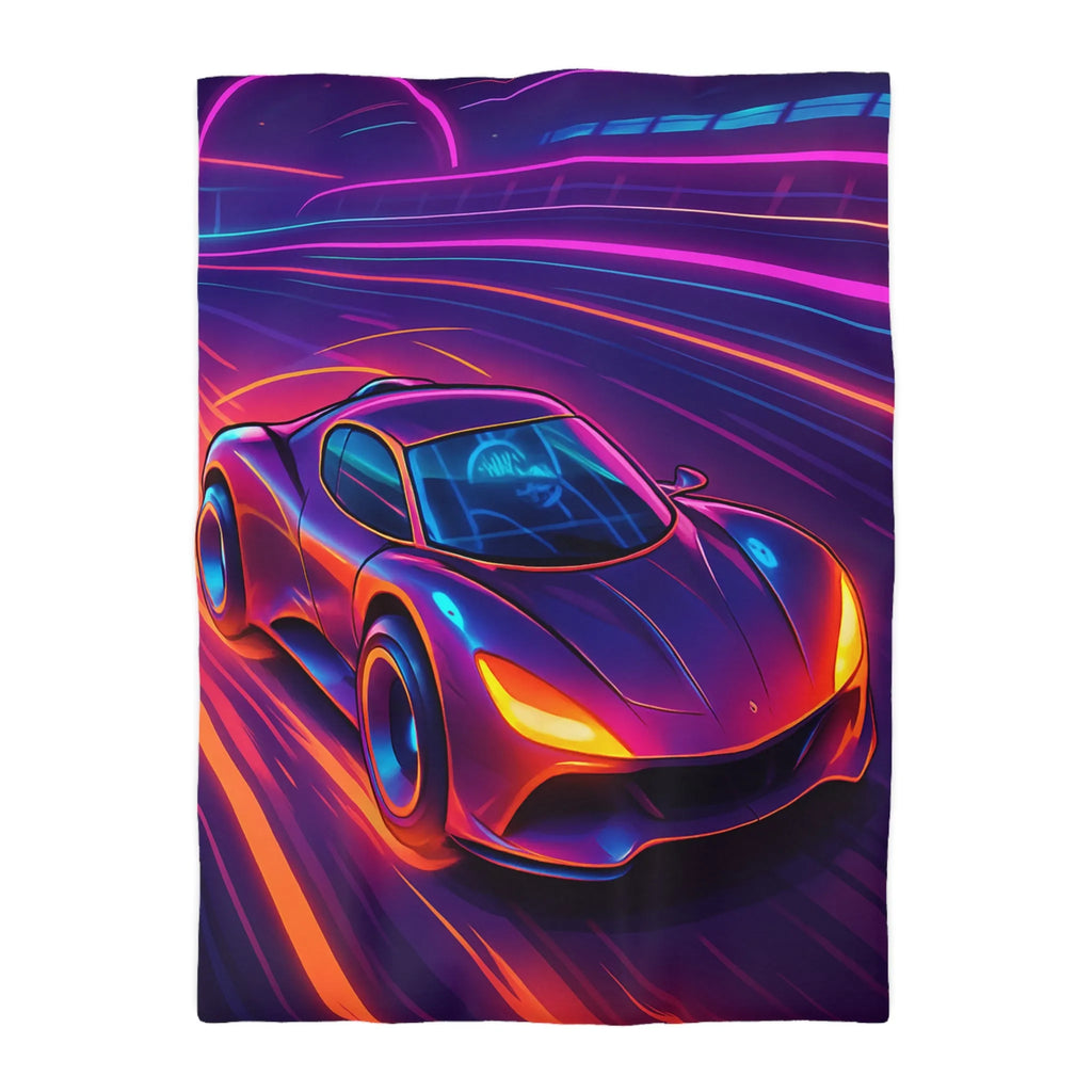 Housse de Couette Microfibre Art Graphique Contemporain Style Décoratif Chambre Tendance