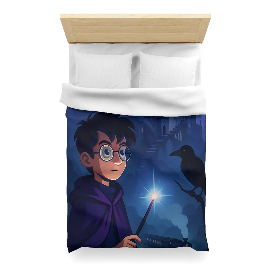 Housse de Couette Microfibre Art Graphique Contemporain Style Décoratif Chambre Tendance