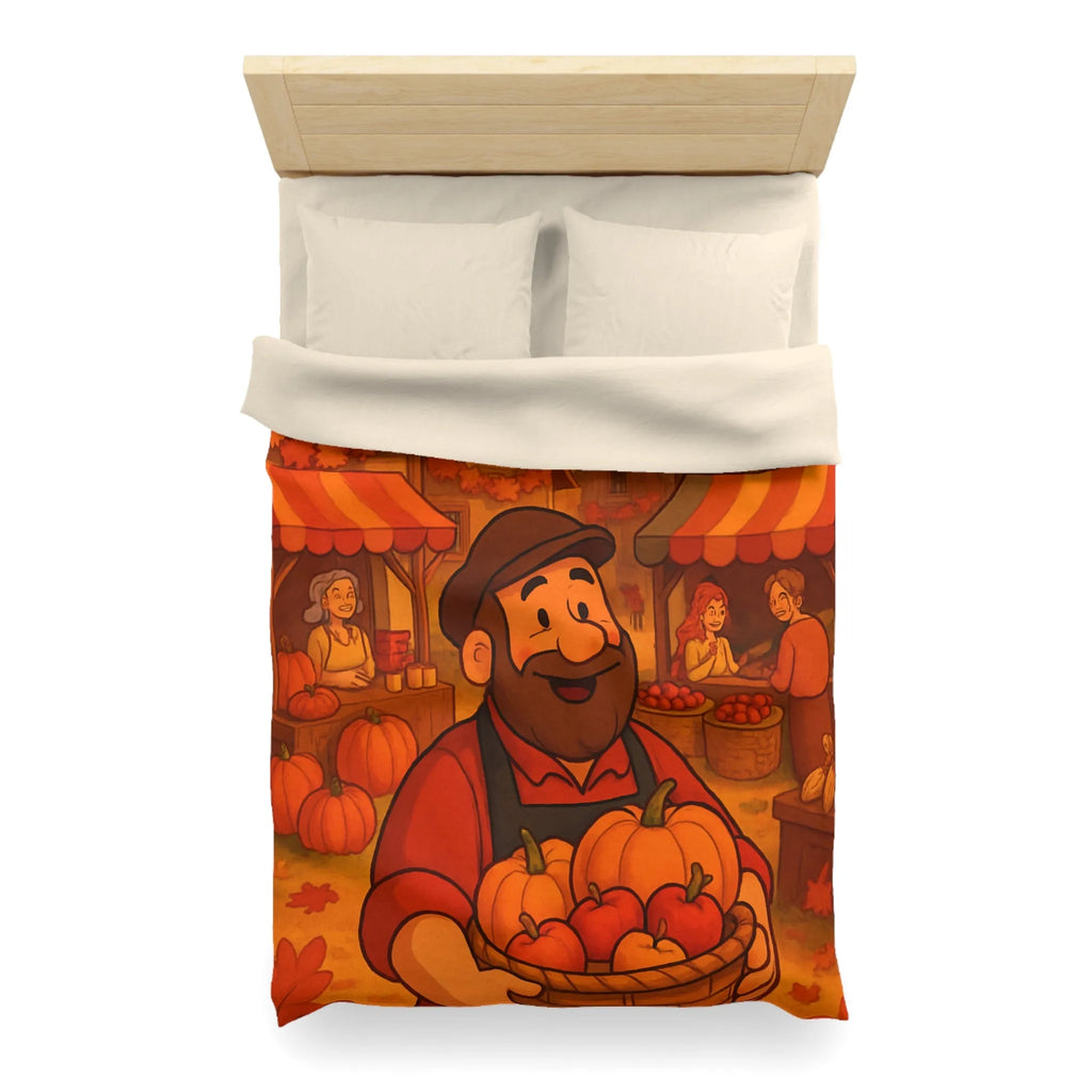 Housse de Couette Microfibre Art Graphique Contemporain Style Décoratif Chambre Tendance