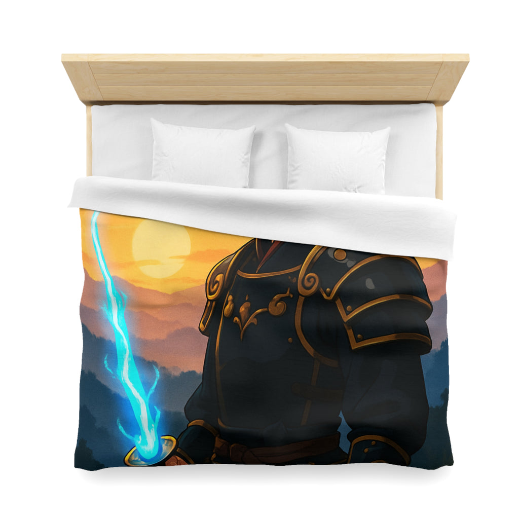 Housse de Couette Microfibre Motif Créatif Original Style Contemporain Chambre Élégante