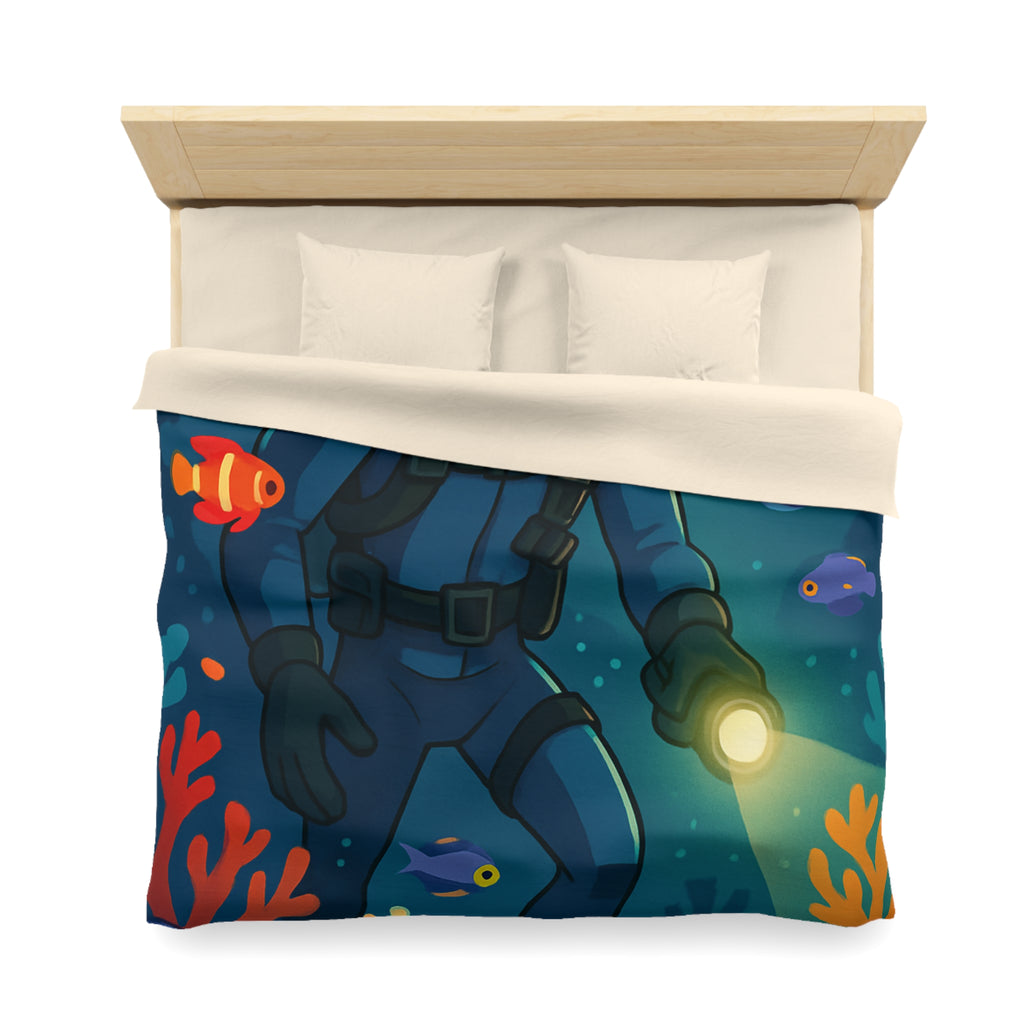 Housse de Couette Microfibre Design Artistique Moderne Décoration Chambre Confort Premium