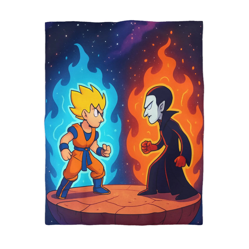 Housse de Couette Microfibre Art Graphique Contemporain Style Décoratif Chambre Tendance