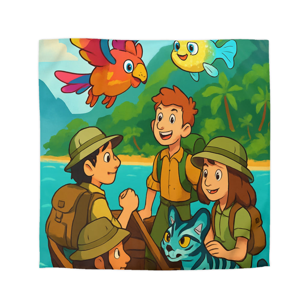 Housse de Couette Microfibre Design Artistique Moderne Décoration Chambre Confort Premium