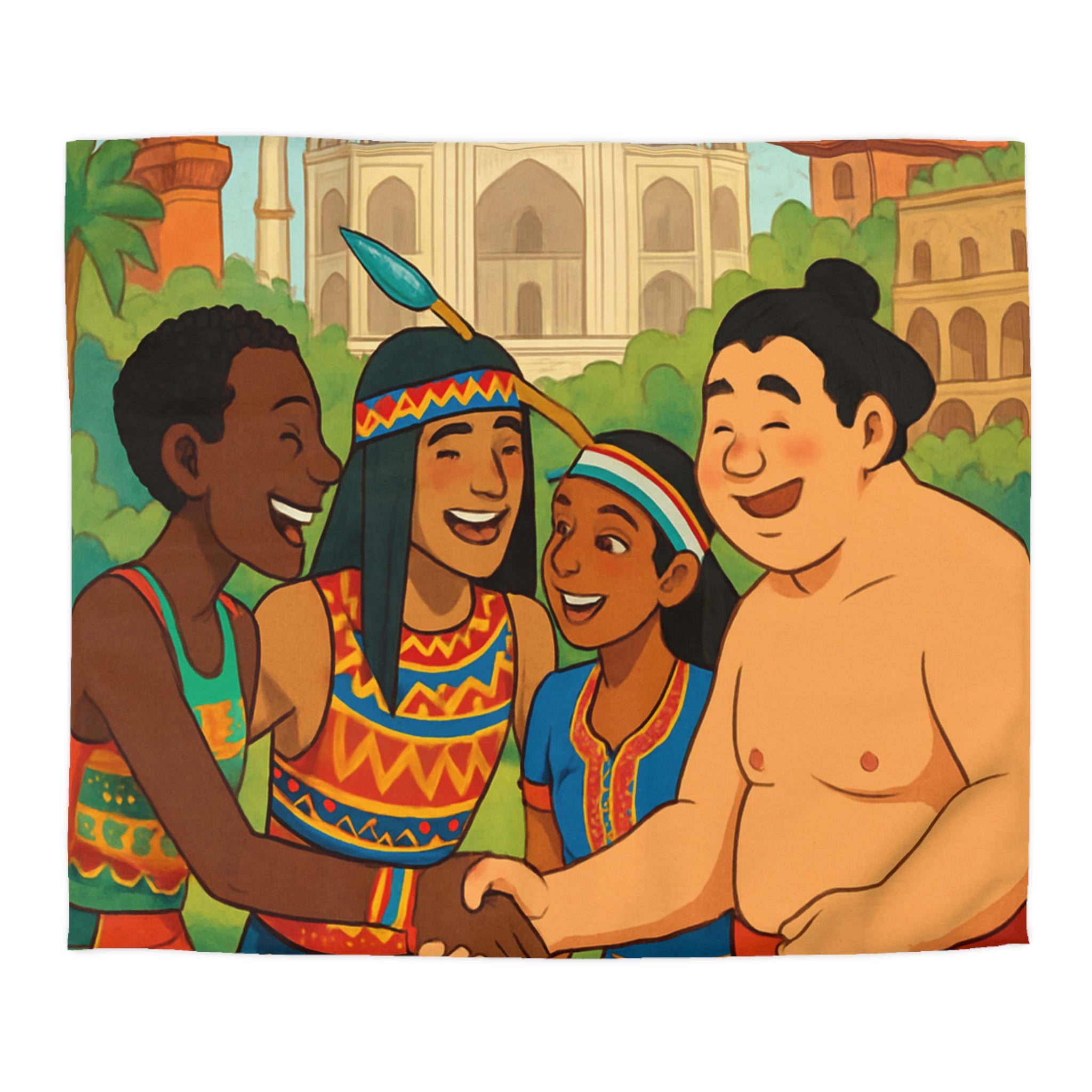 Housse de Couette Microfibre Design Artistique Moderne Décoration Chambre Confort Premium