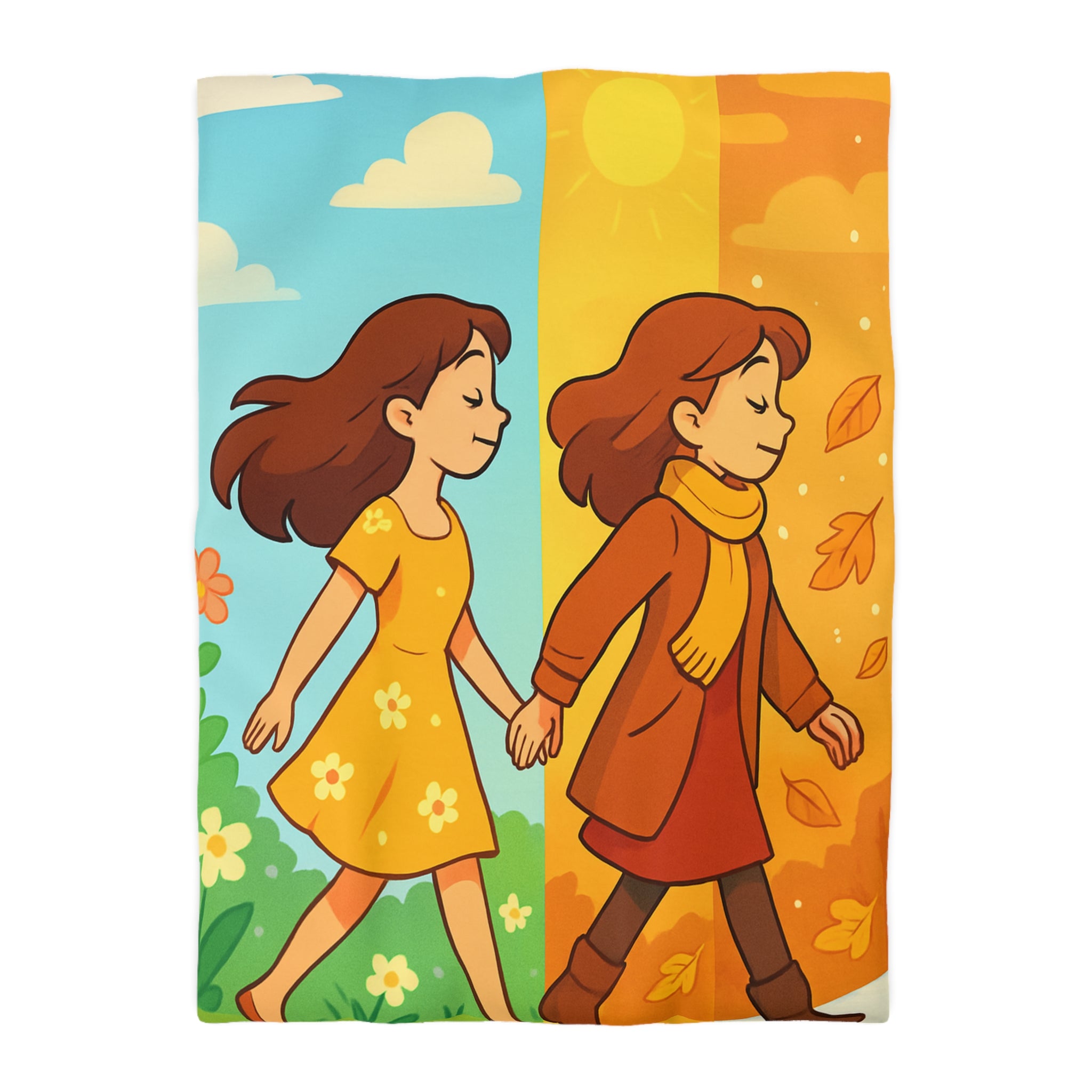 Housse de Couette Microfibre Design Artistique Moderne Décoration Chambre Confort Premium