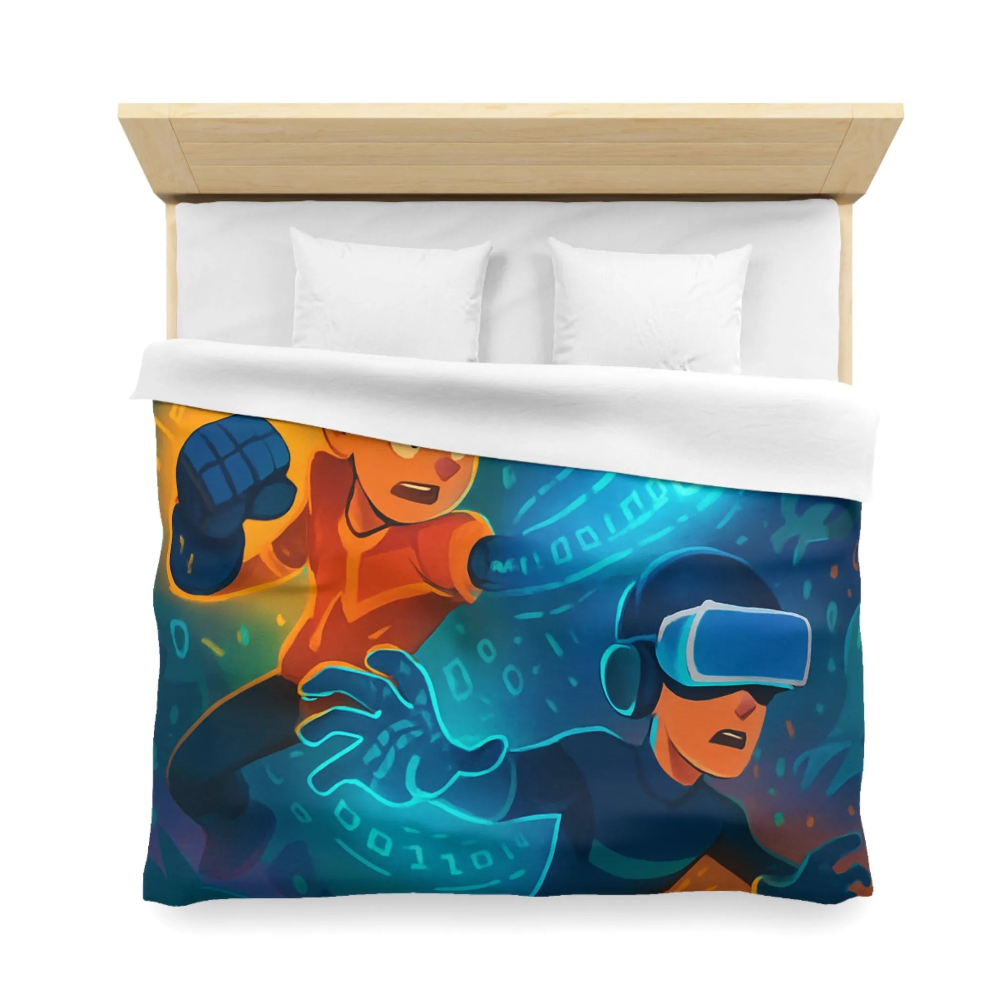 Housse de Couette Microfibre Création Artistique Moderne Design Exclusif Décoration Chambre