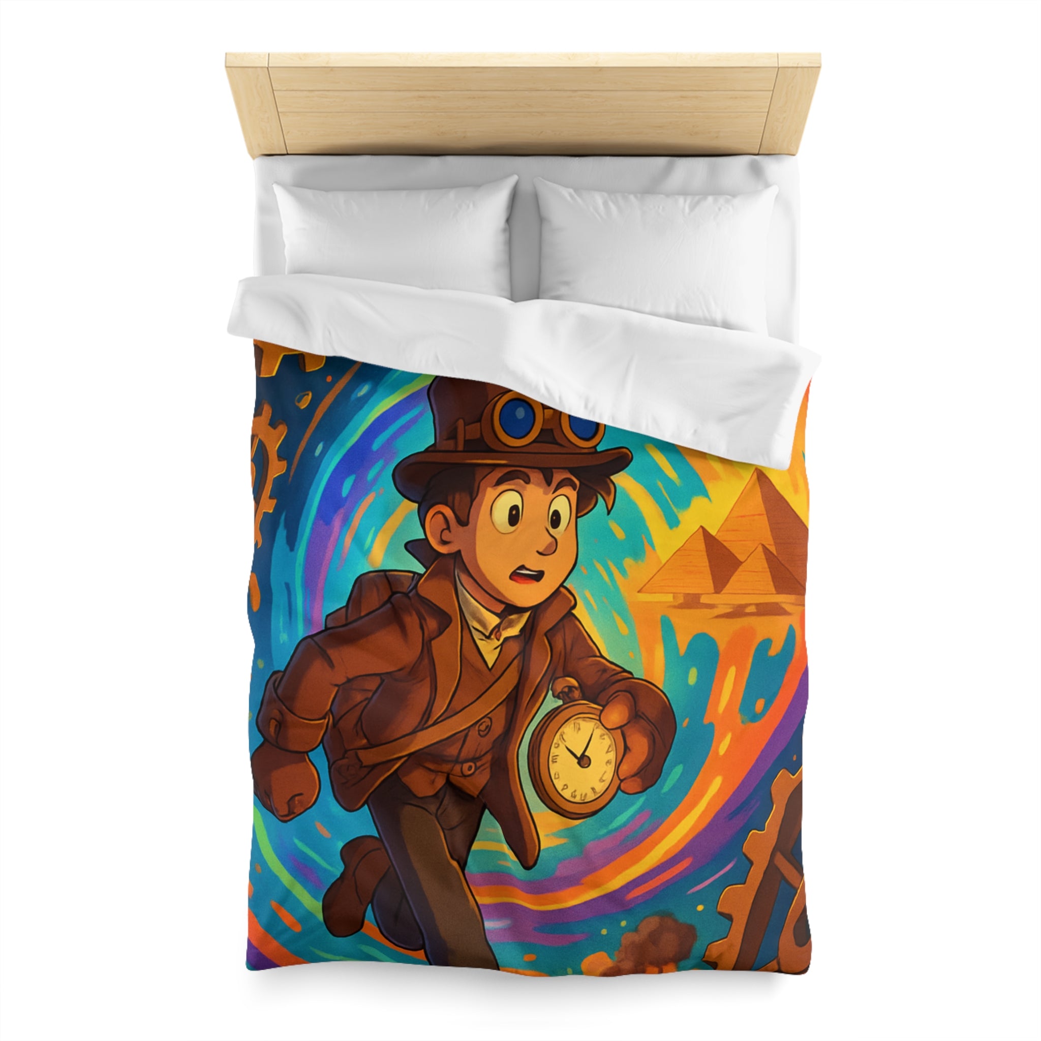 Housse de Couette Microfibre Création Artistique Moderne Design Exclusif Décoration Chambre