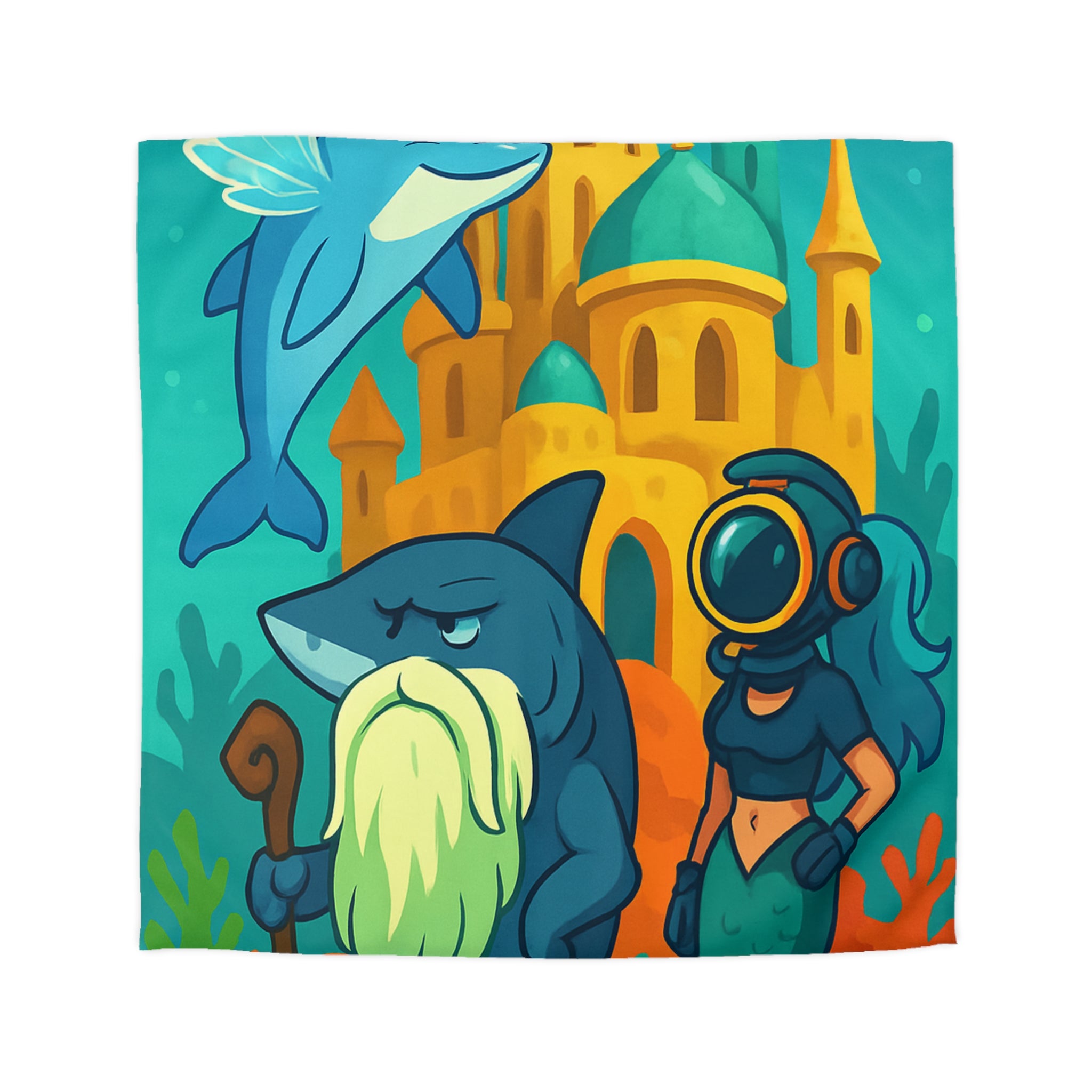 Housse de Couette Microfibre Création Artistique Moderne Design Exclusif Décoration Chambre