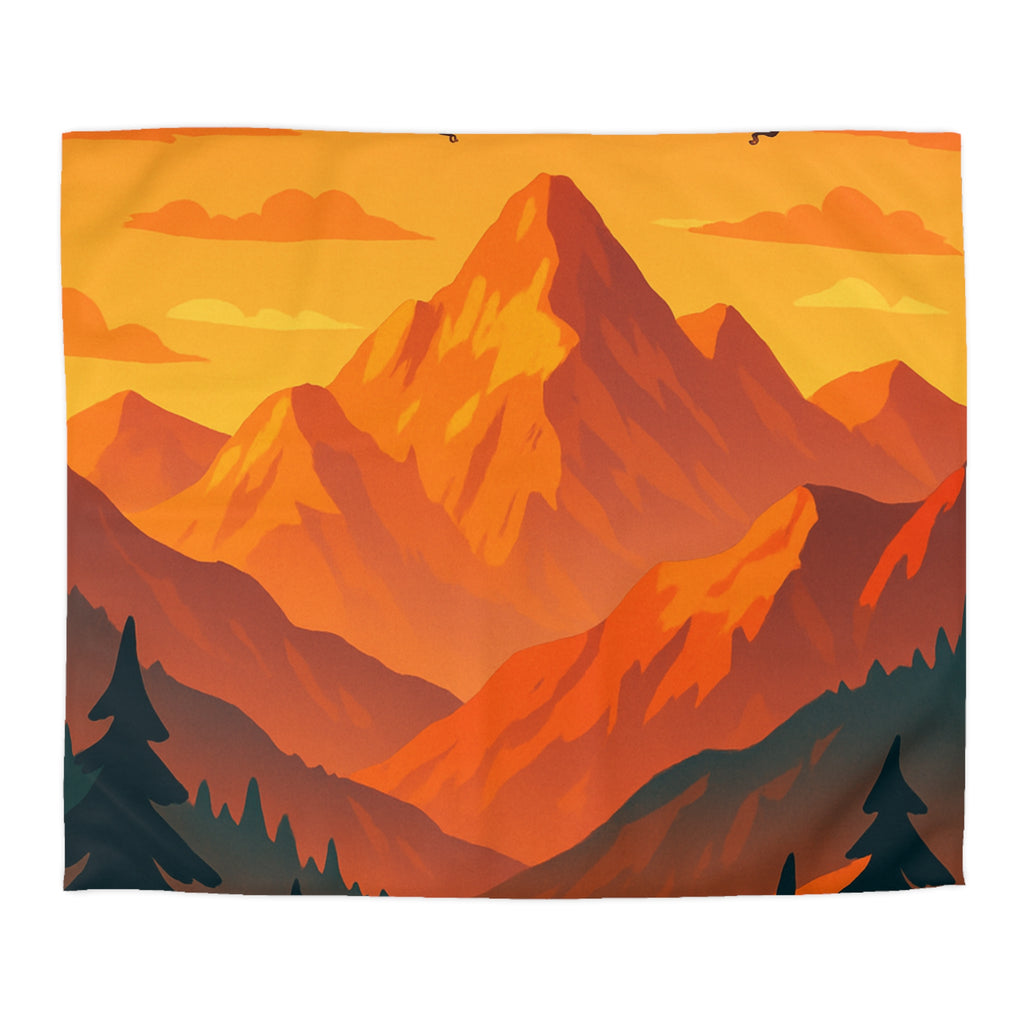 Housse de Couette Microfibre Design Artistique Moderne Décoration Chambre Confort Premium