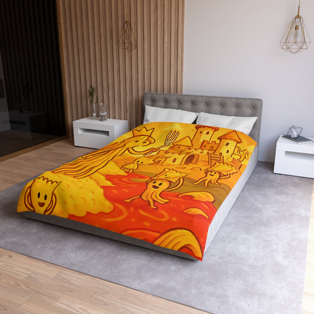 Housse de Couette Microfibre Motif Créatif Original Style Contemporain Chambre Élégante