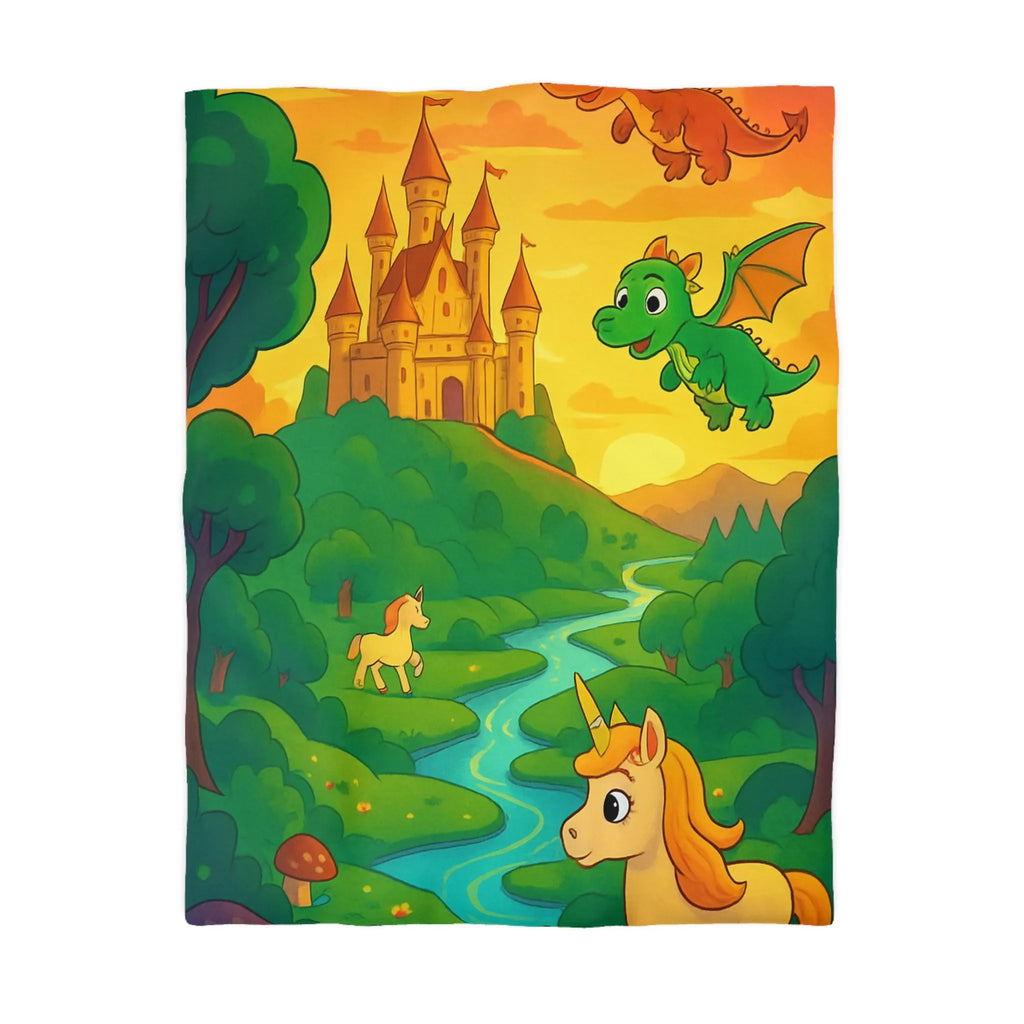 Housse de Couette Microfibre Art Graphique Contemporain Style Décoratif Chambre Tendance