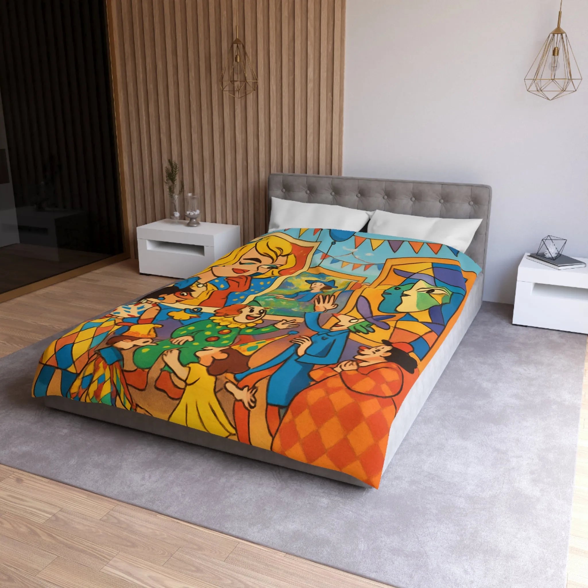 Égayez Votre Chambre avec une Housse de Couette Inspirée de l'Art du Cirque