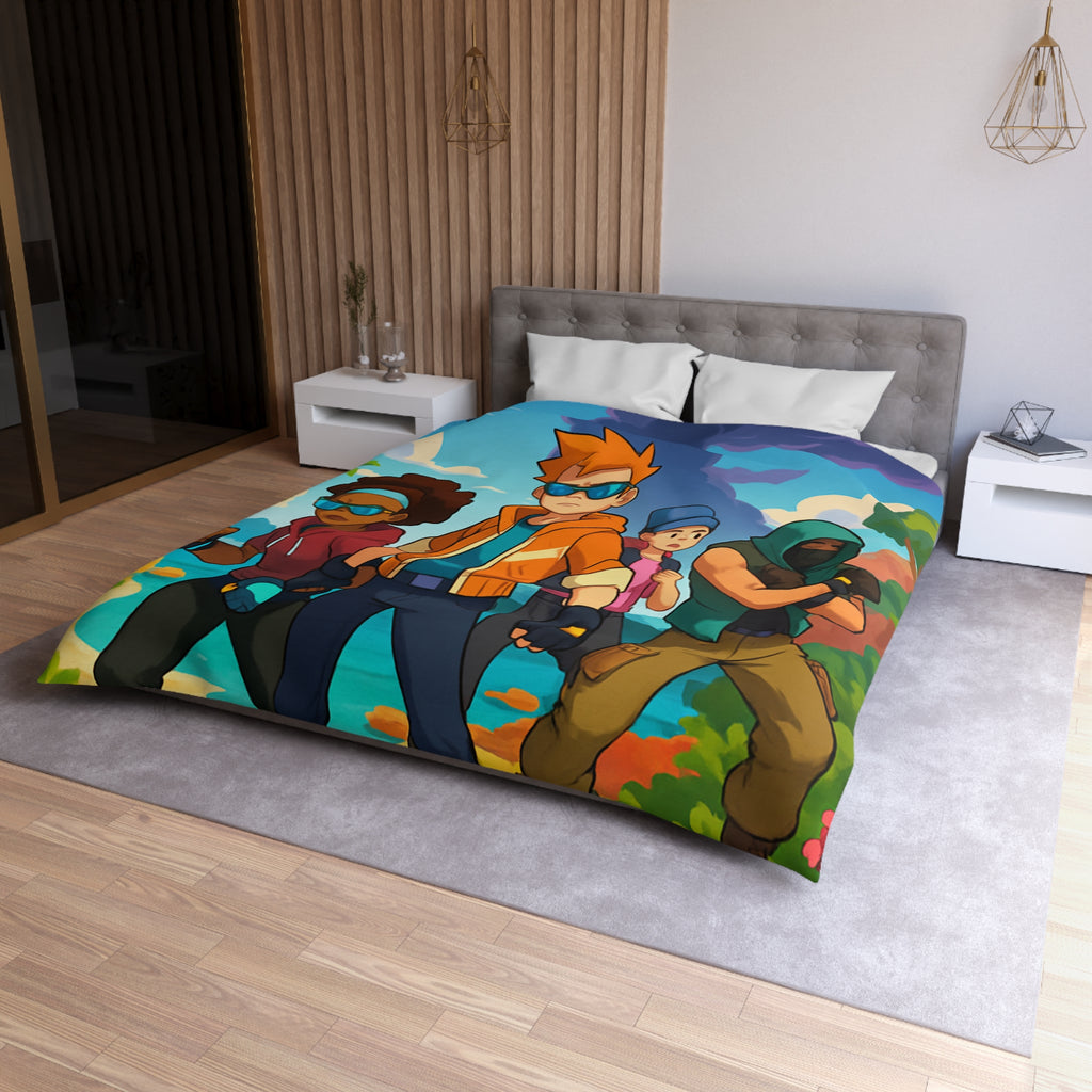 Housse de Couette Microfibre Création Artistique Moderne Design Exclusif Décoration Chambre