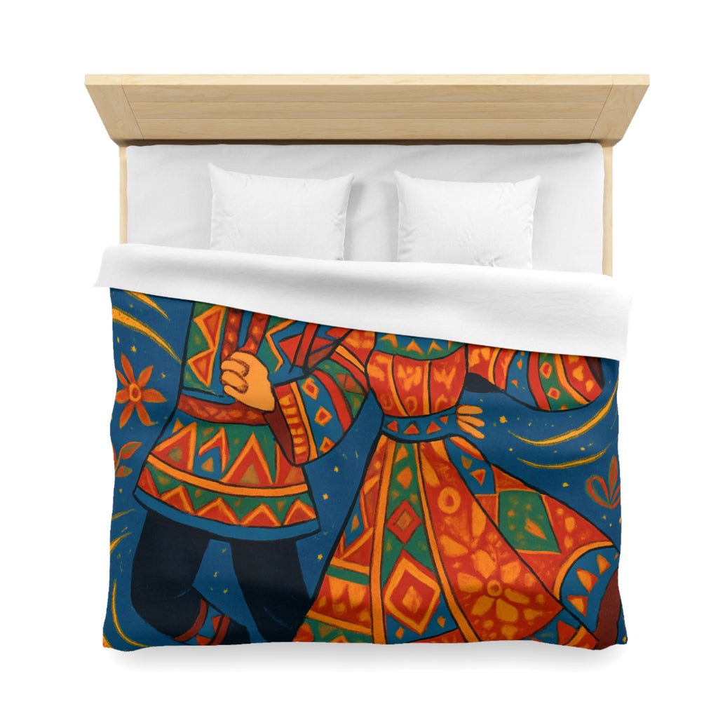 Housse de Couette Microfibre Illustration Unique Design Moderne Décoration Intérieure Raffinée