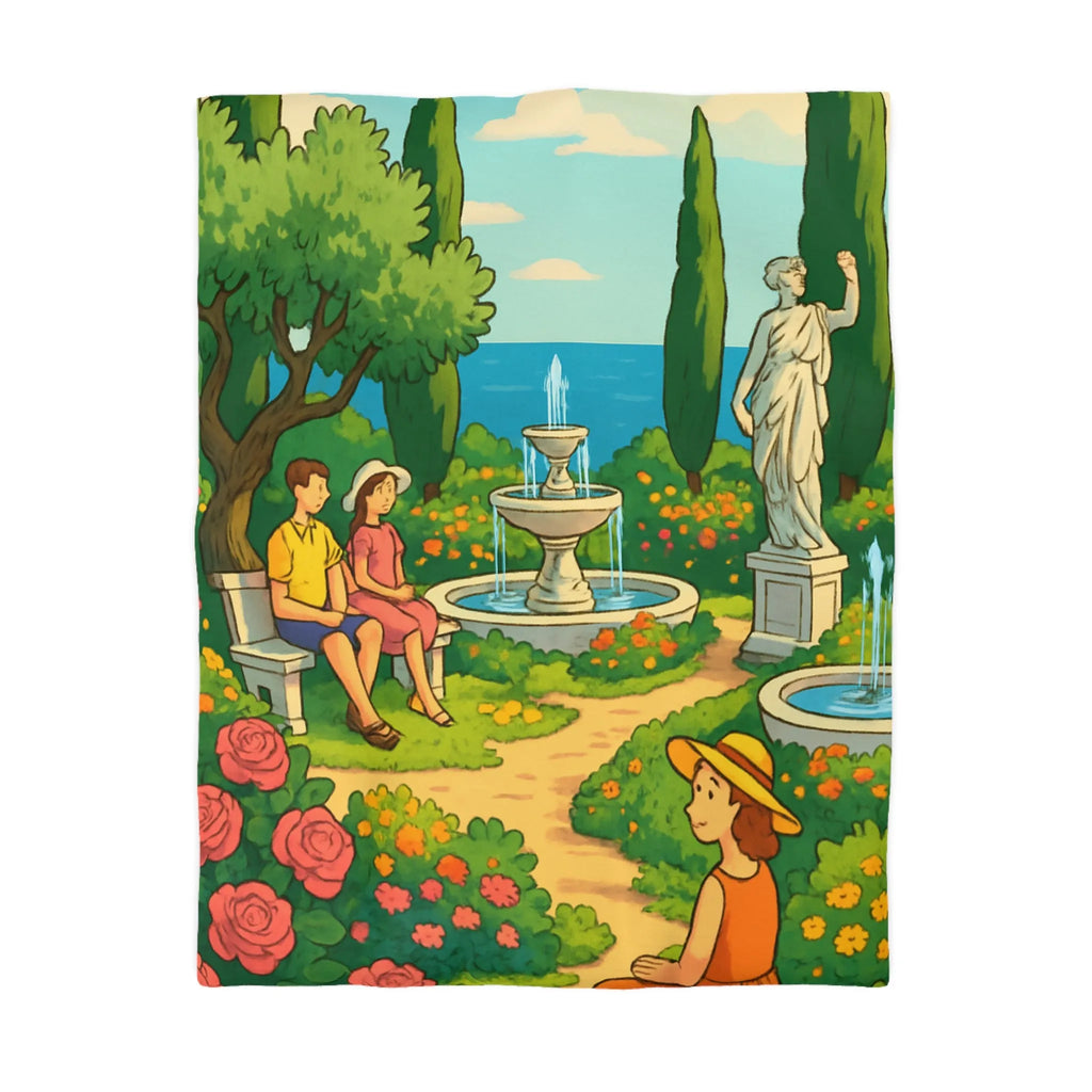 Housse de Couette Microfibre Création Artistique Moderne Design Exclusif Décoration Chambre