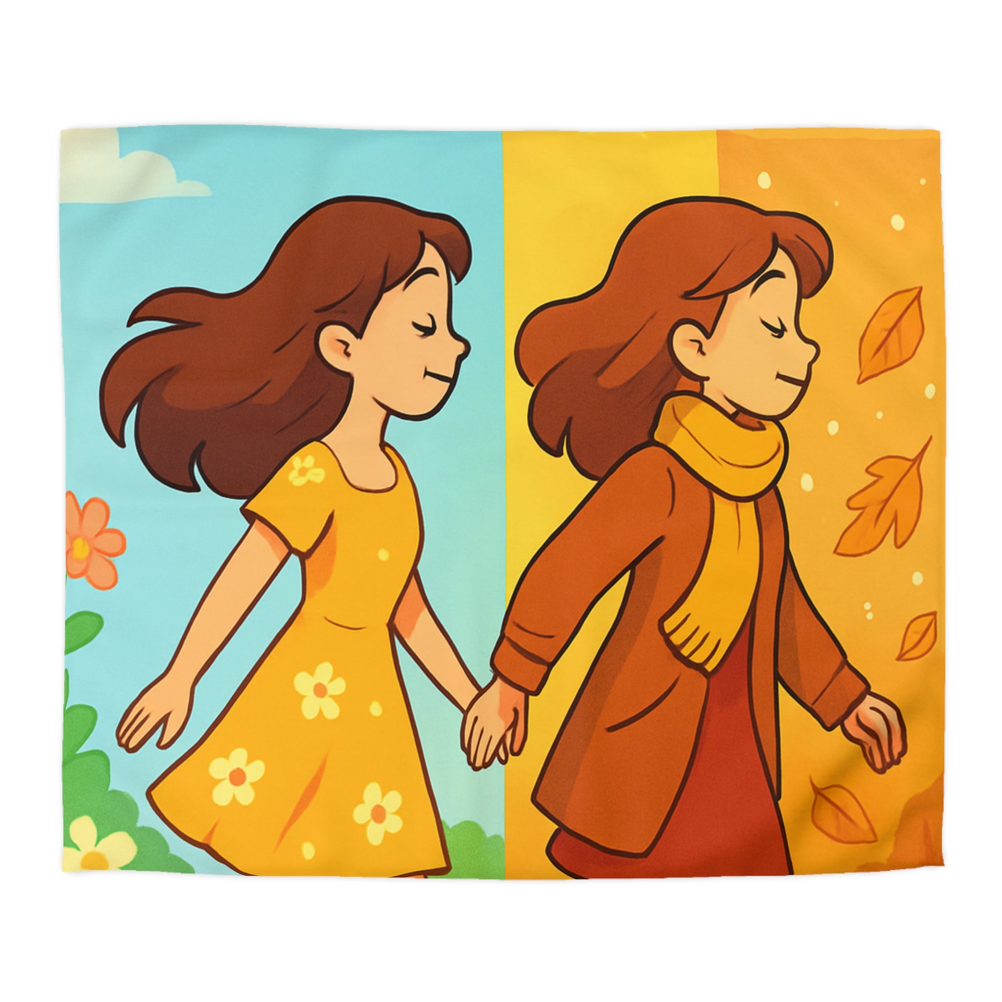 Housse de Couette Microfibre Design Artistique Moderne Décoration Chambre Confort Premium