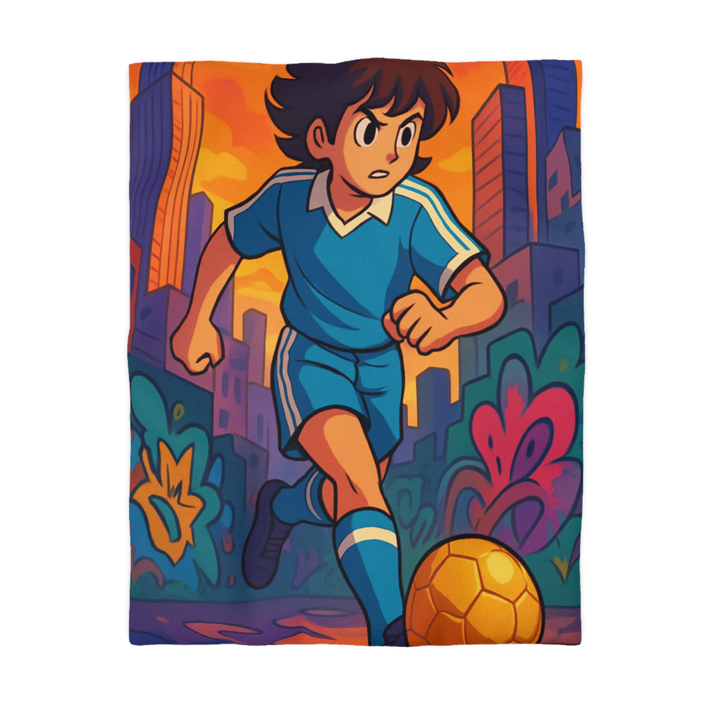 Housse de Couette Microfibre Design Artistique Moderne Décoration Chambre Confort Premium