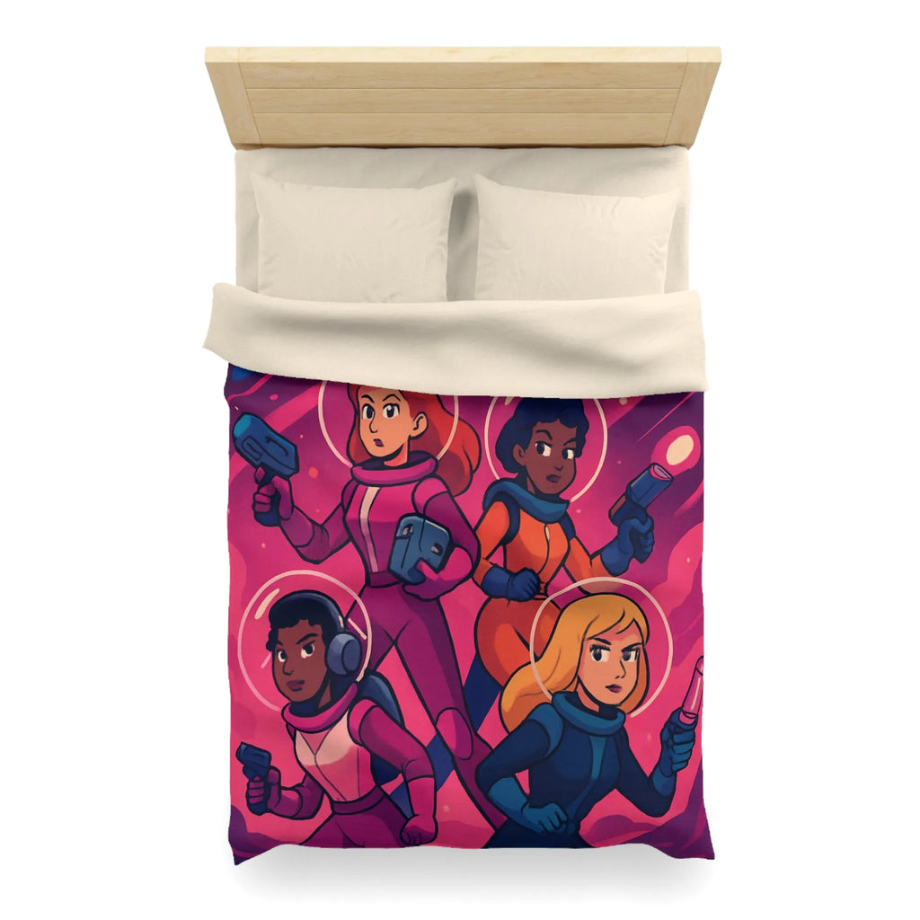 Housse de Couette Microfibre Création Artistique Moderne Design Exclusif Décoration Chambre