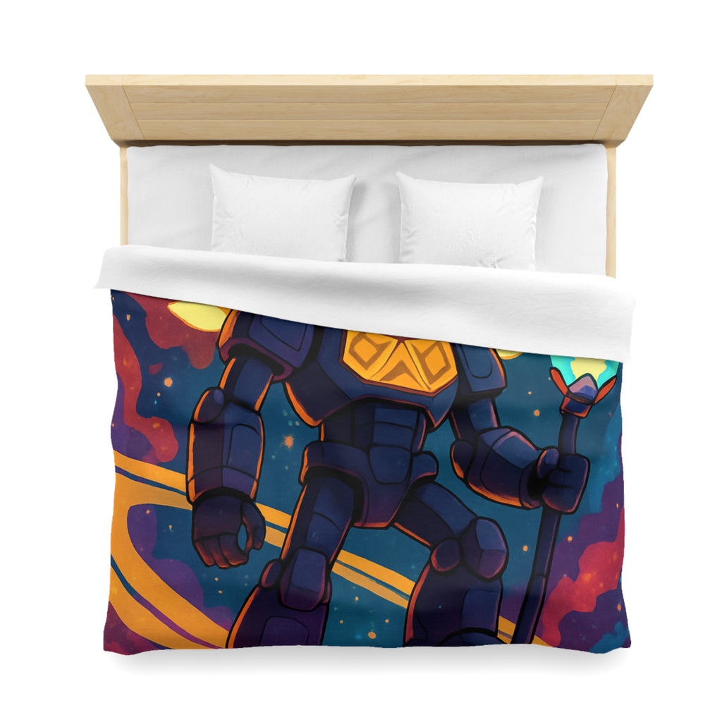 Housse de Couette Microfibre Illustration Unique Design Moderne Décoration Intérieure Raffinée