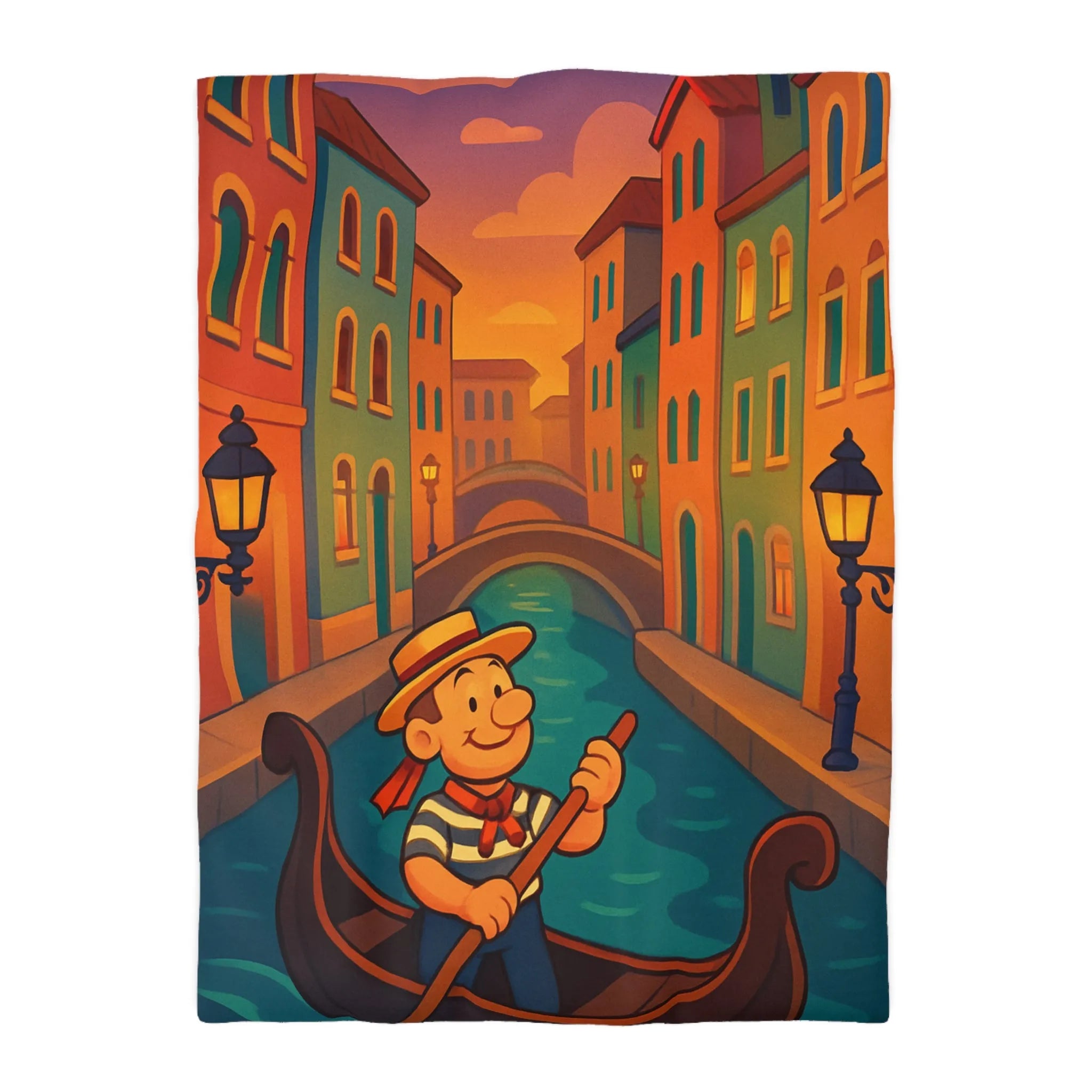 Housse de Couette Microfibre Création Artistique Moderne Design Exclusif Décoration Chambre