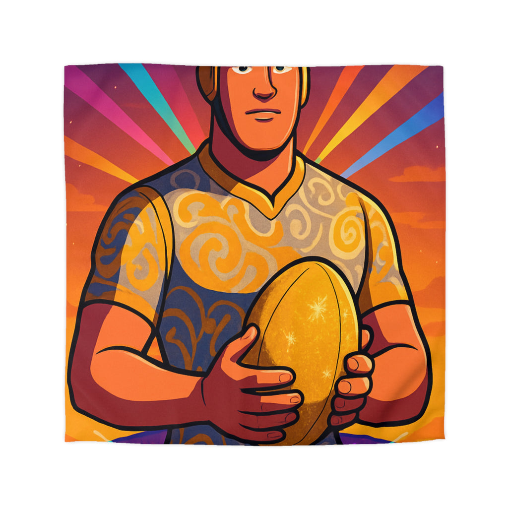 Housse de Couette Microfibre Illustration Unique Design Moderne Décoration Intérieure Raffinée