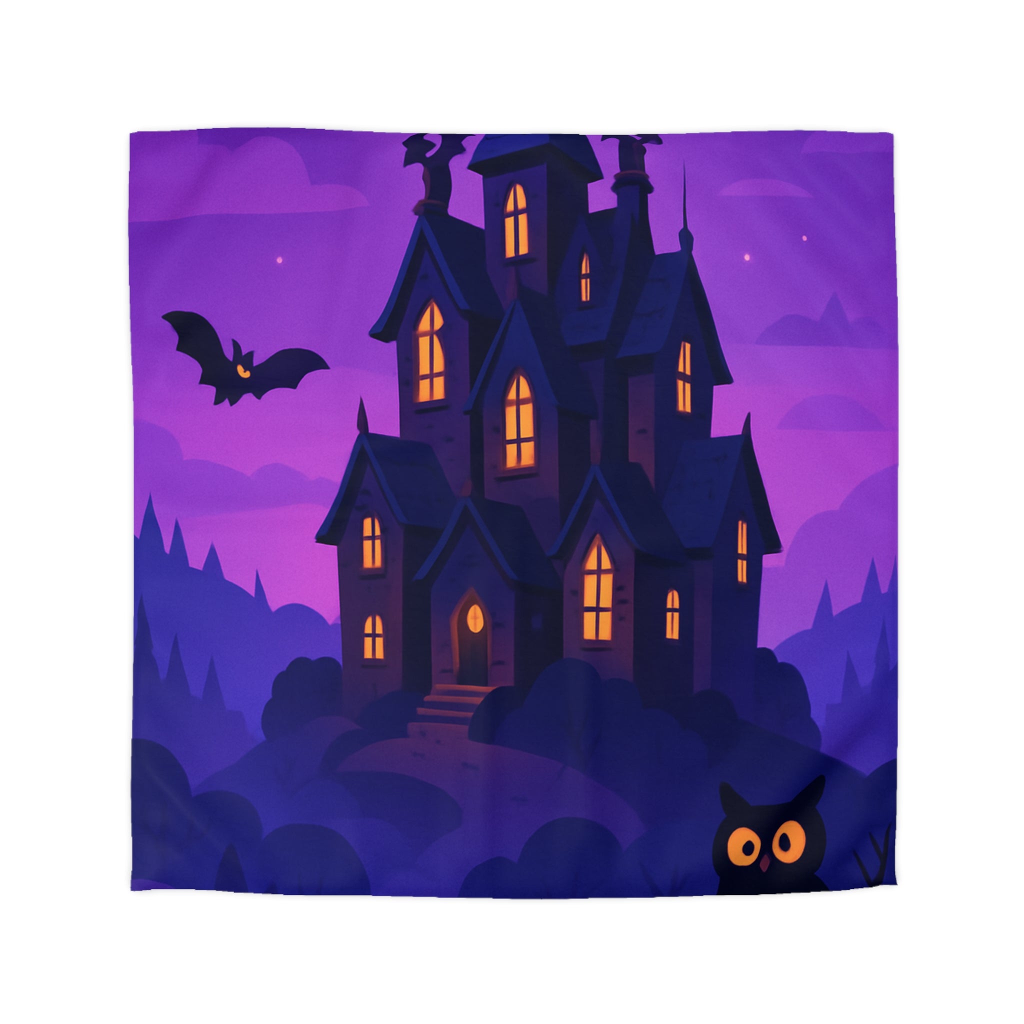 Housse de Couette Microfibre Design Artistique Moderne Décoration Chambre Confort Premium