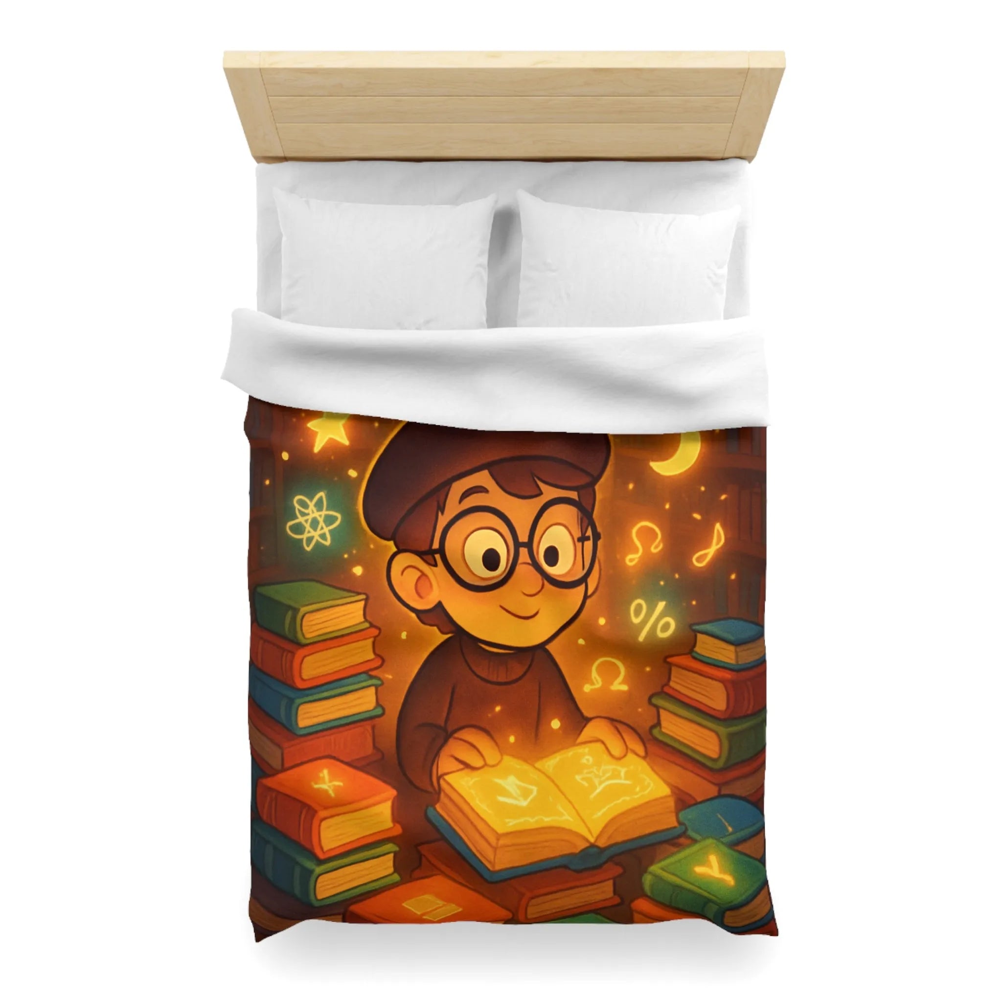 Housse de Couette Microfibre Art Graphique Contemporain Style Décoratif Chambre Tendance