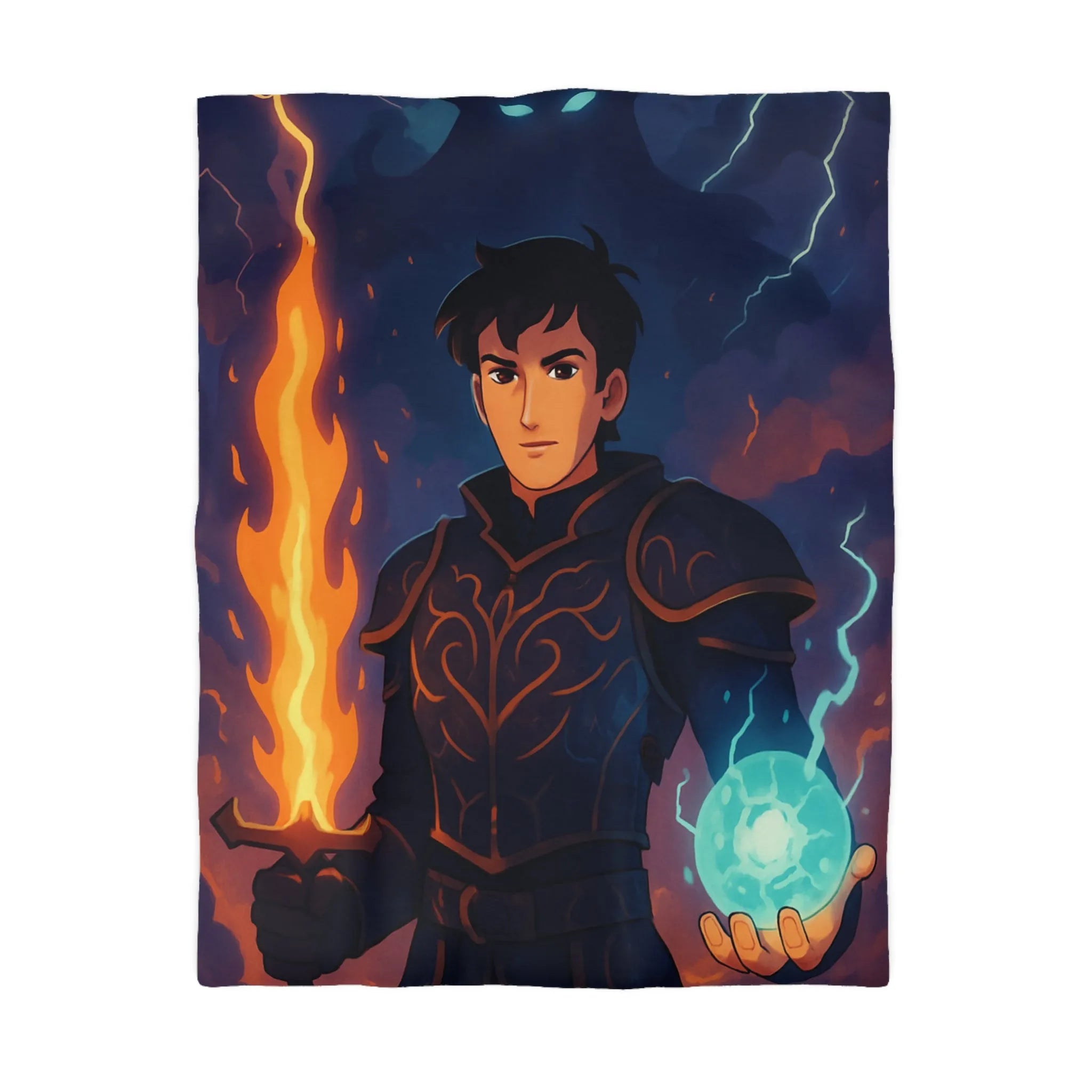 Housse de Couette Microfibre Art Graphique Contemporain Style Décoratif Chambre Tendance