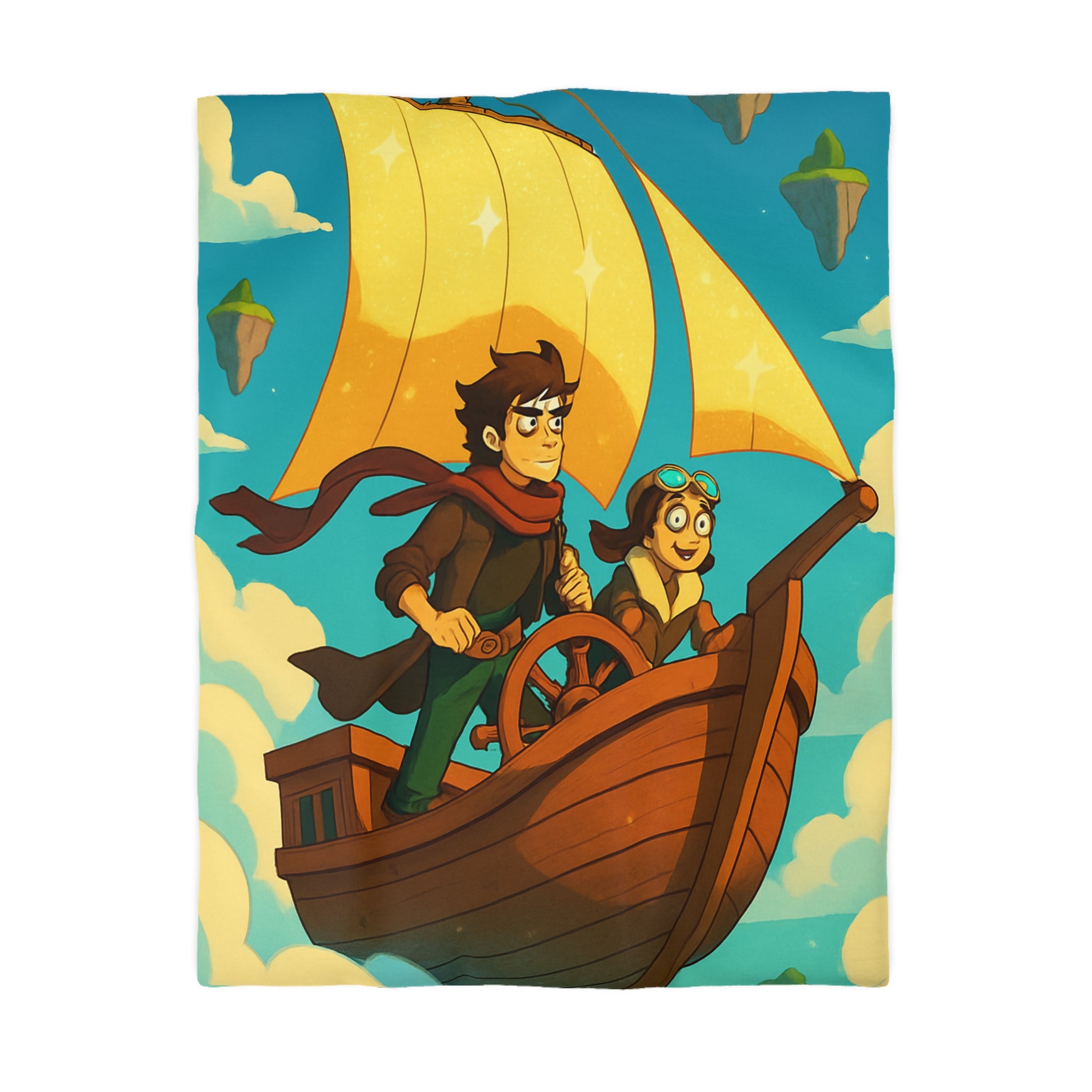 Housse de Couette Microfibre Motif Créatif Original Style Contemporain Chambre Élégante