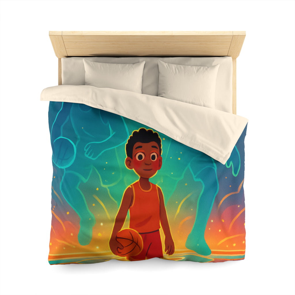 Housse de Couette Microfibre Illustration Unique Design Moderne Décoration Intérieure Raffinée