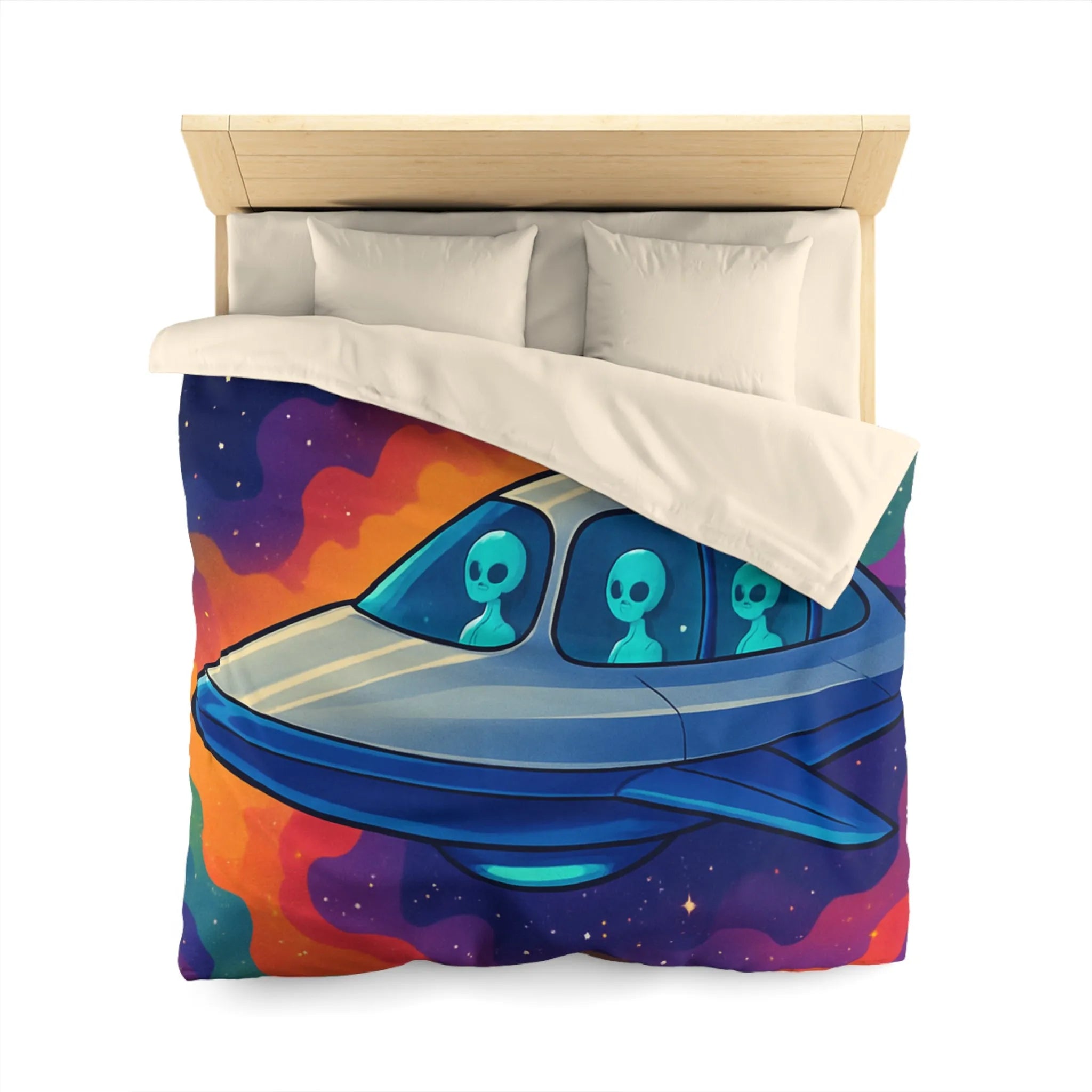 Housse de Couette Microfibre Création Artistique Moderne Design Exclusif Décoration Chambre