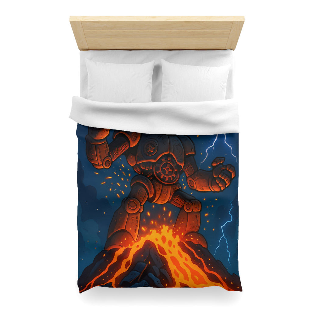 Housse de Couette Microfibre Design Artistique Moderne Décoration Chambre Confort Premium