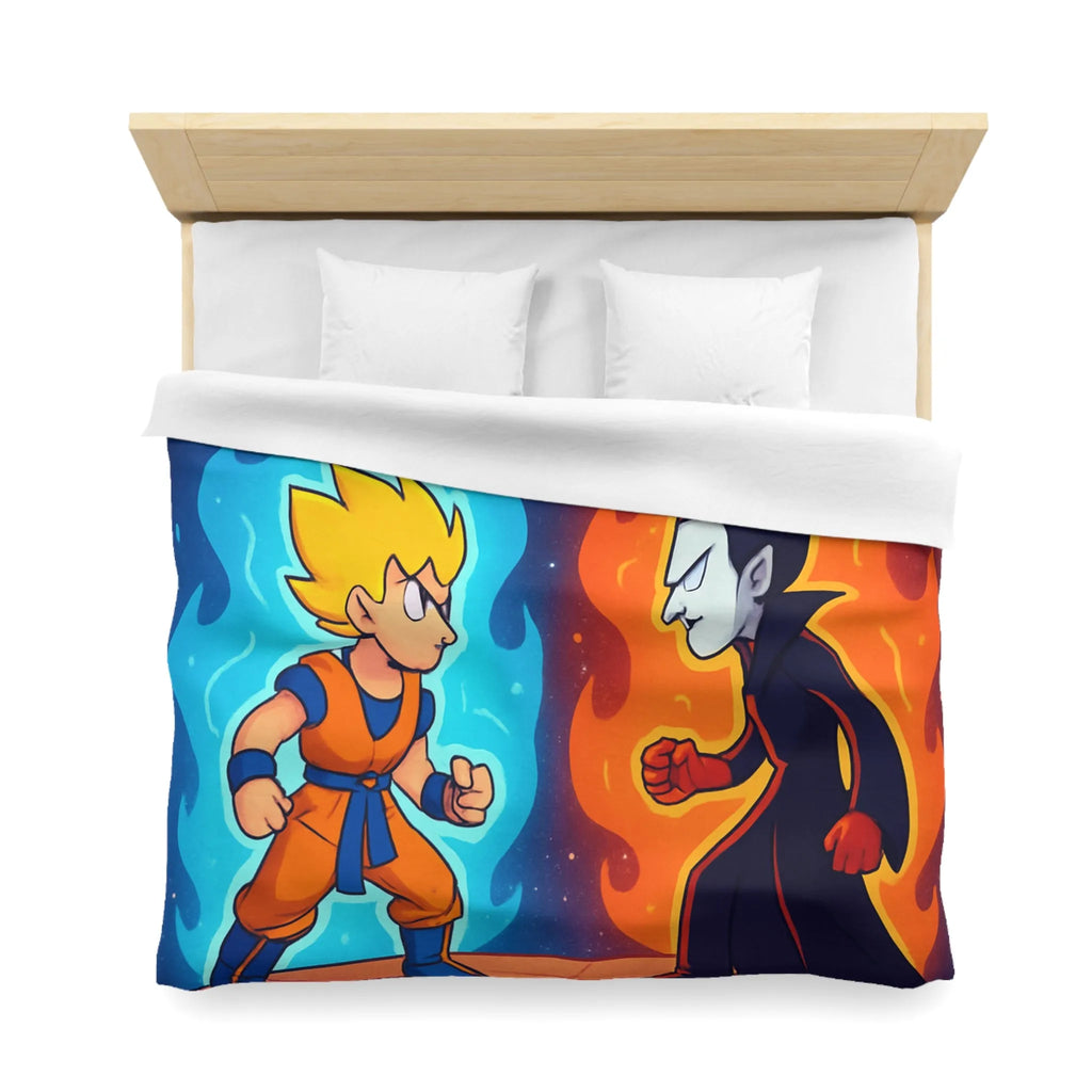 Housse de Couette Microfibre Art Graphique Contemporain Style Décoratif Chambre Tendance