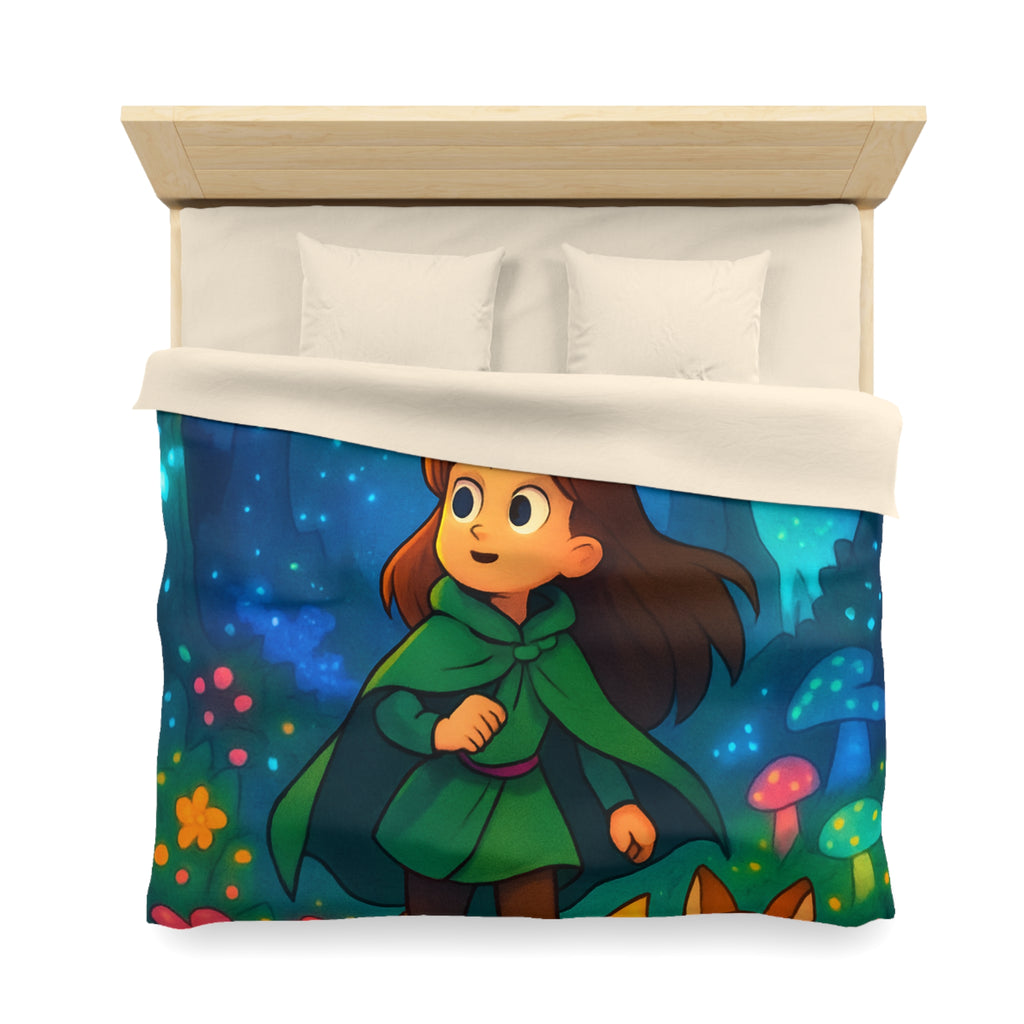 Housse de Couette Microfibre Design Artistique Moderne Décoration Chambre Confort Premium