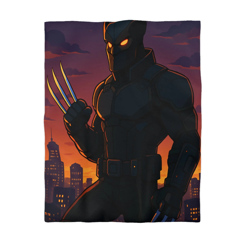 Housse de Couette Microfibre Art Graphique Contemporain Style Décoratif Chambre Tendance