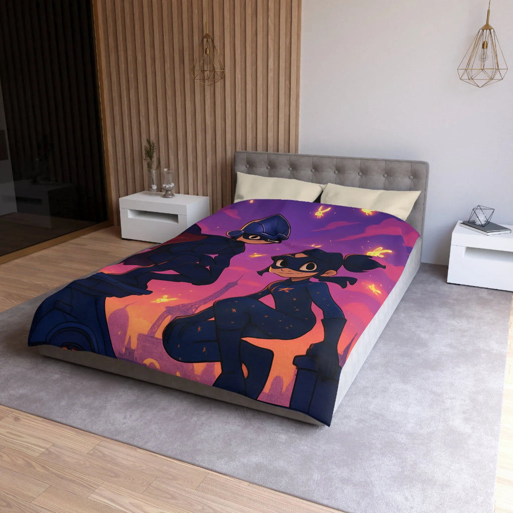 Housse de Couette Microfibre Création Artistique Moderne Design Exclusif Décoration Chambre