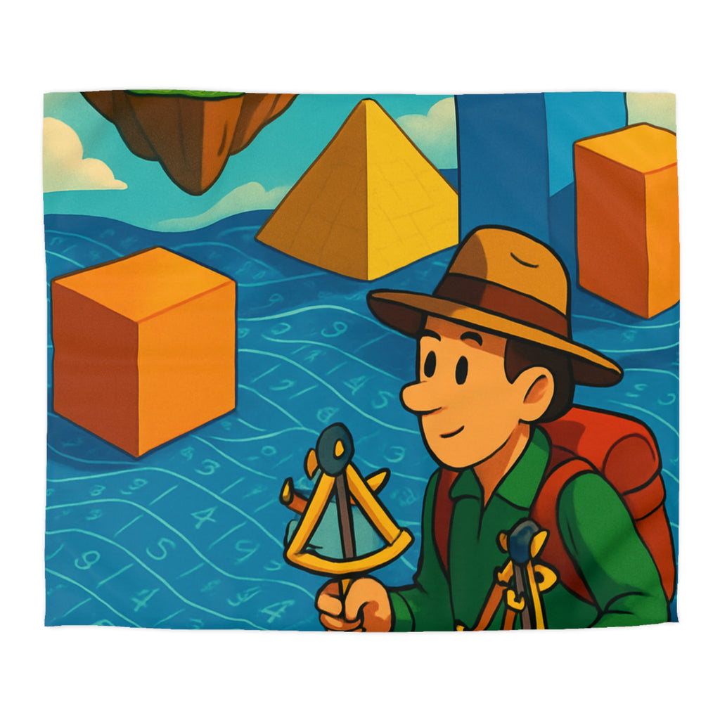 Housse de Couette Microfibre Motif Créatif Original Style Contemporain Chambre Élégante