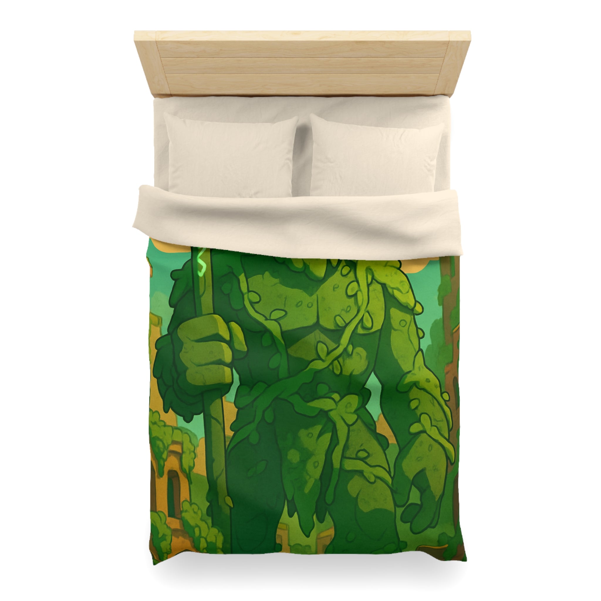 Housse de Couette Microfibre Design Artistique Moderne Décoration Chambre Confort Premium