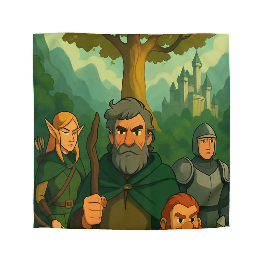 Housse de Couette Microfibre Art Graphique Contemporain Style Décoratif Chambre Tendance