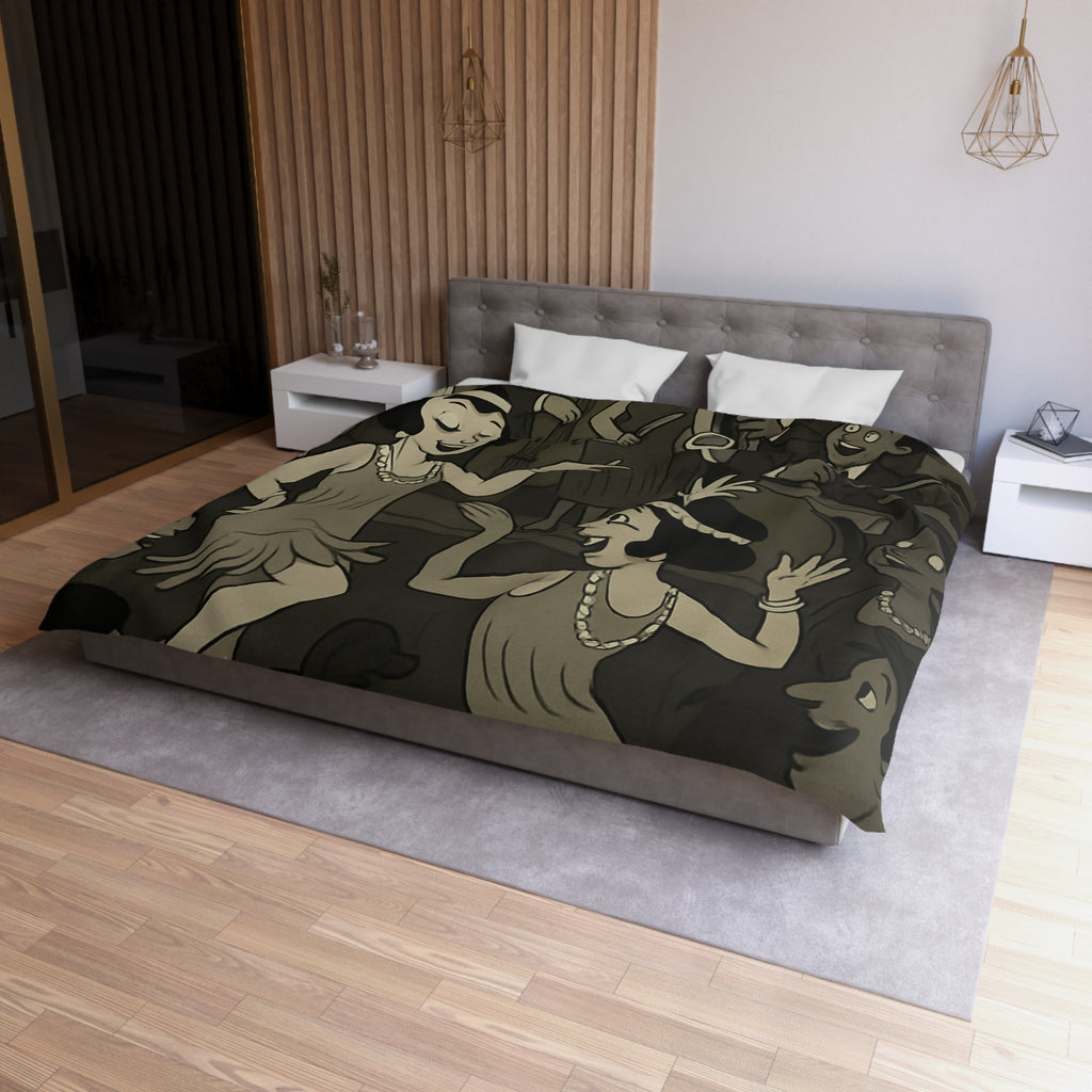 Housse de Couette Microfibre Design Artistique Moderne Décoration Chambre Confort Premium