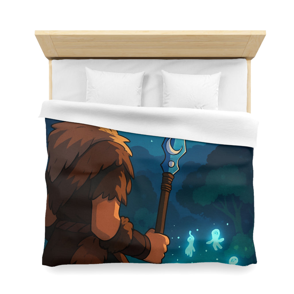 Housse de Couette Microfibre Design Artistique Moderne Décoration Chambre Confort Premium