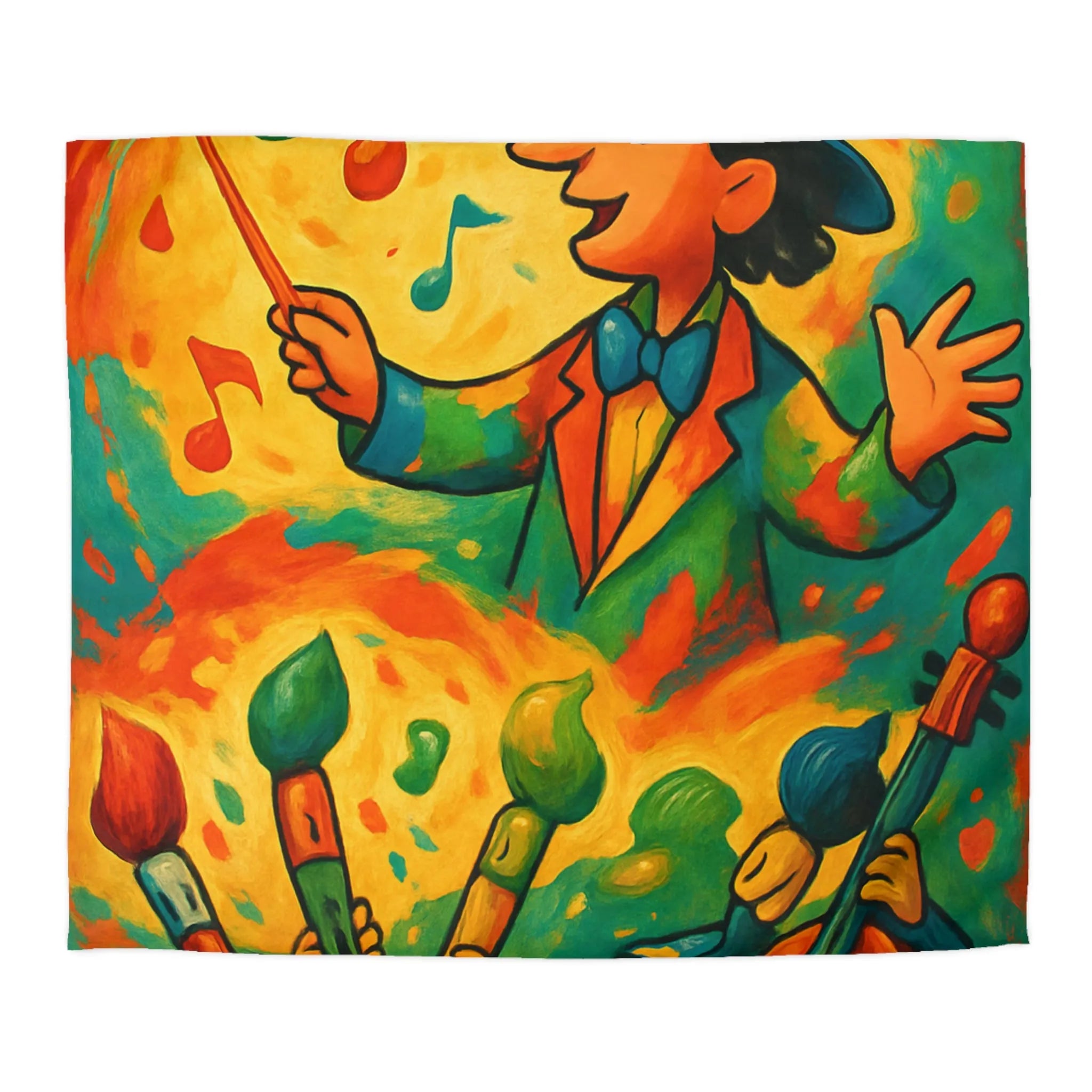 Housse de Couette Microfibre Art Graphique Contemporain Style Décoratif Chambre Tendance