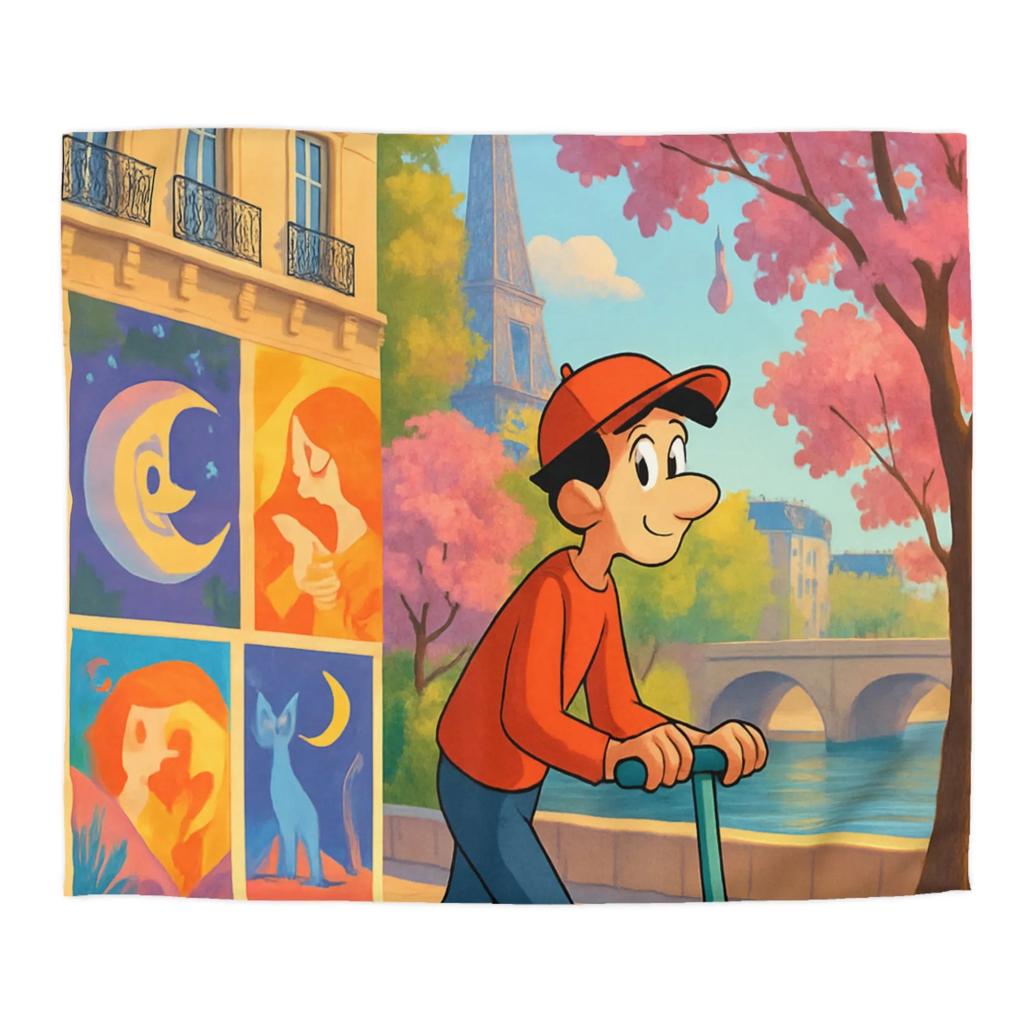 Housse de Couette Microfibre Création Artistique Moderne Design Exclusif Décoration Chambre