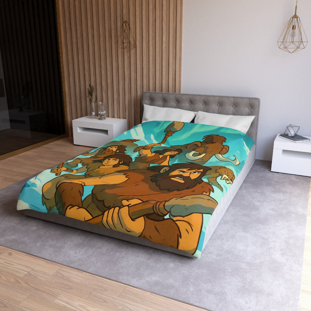 Housse de Couette Microfibre Design Artistique Moderne Décoration Chambre Confort Premium