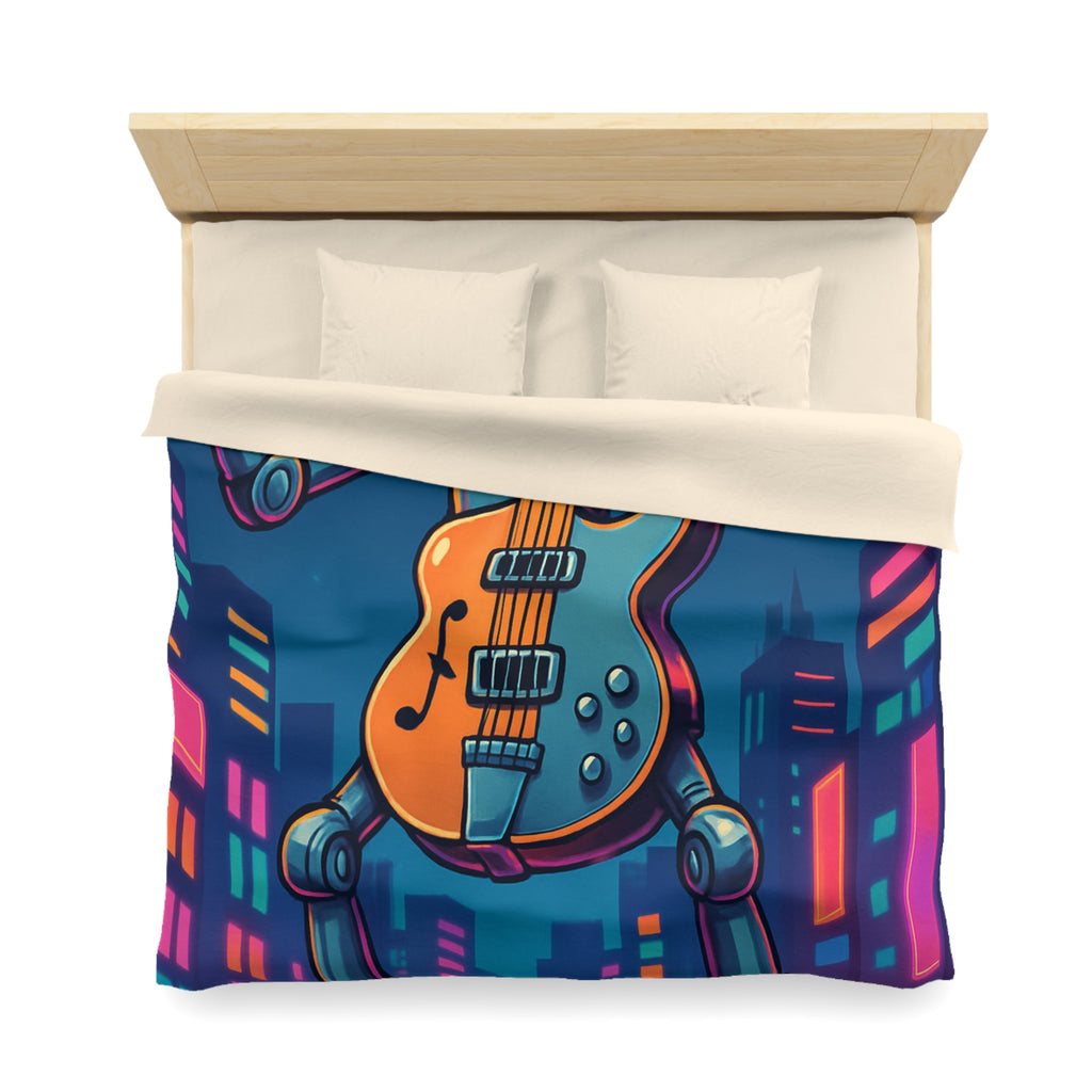 Housse de Couette Microfibre Design Artistique Moderne Décoration Chambre Confort Premium