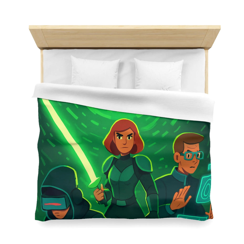 Housse de Couette Microfibre Création Artistique Moderne Design Exclusif Décoration Chambre